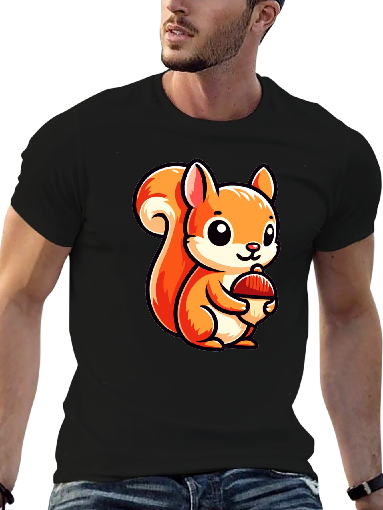 Cute Cartoon Squirrel T-Shirt