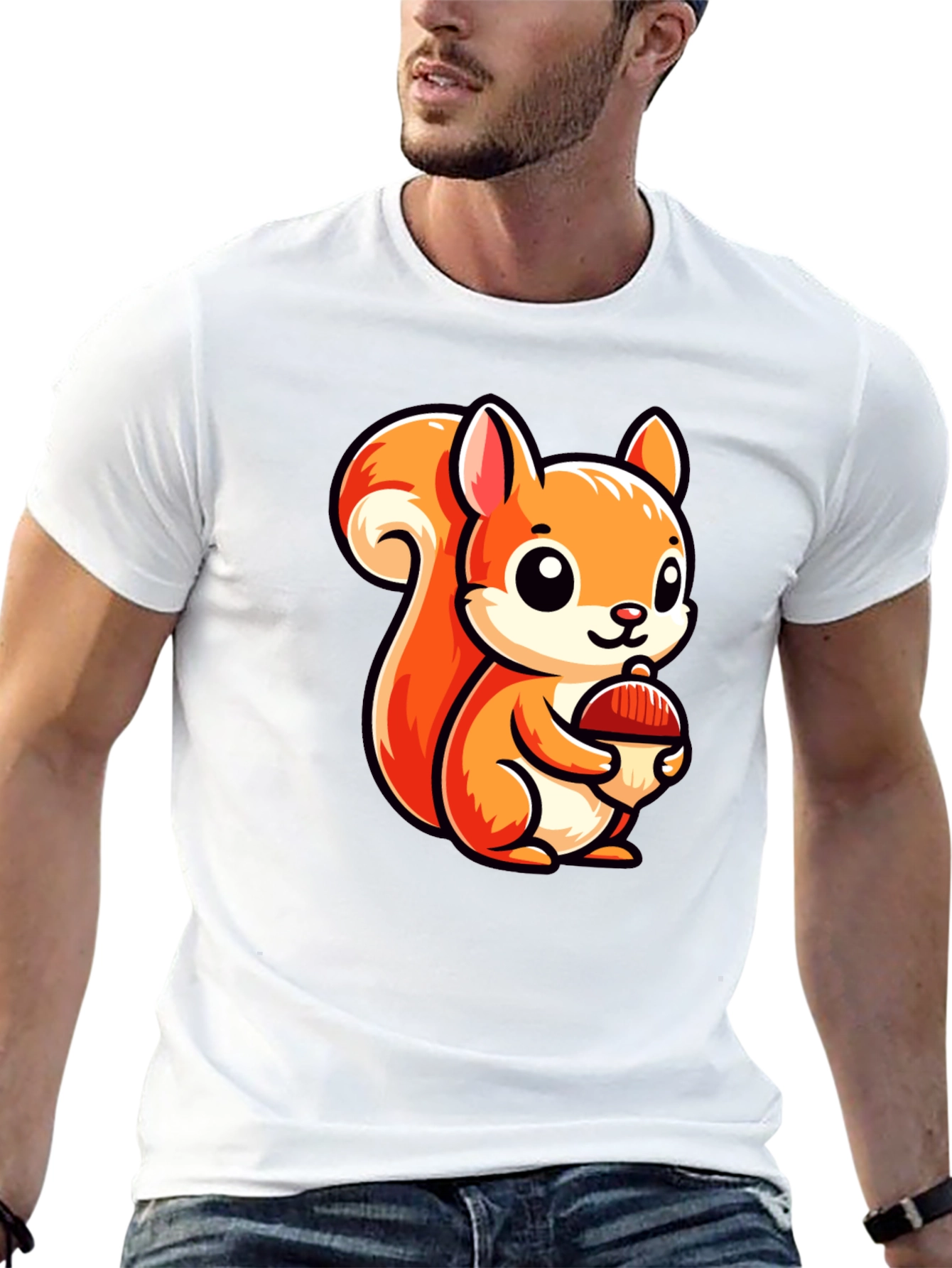 Cute Cartoon Squirrel T-Shirt