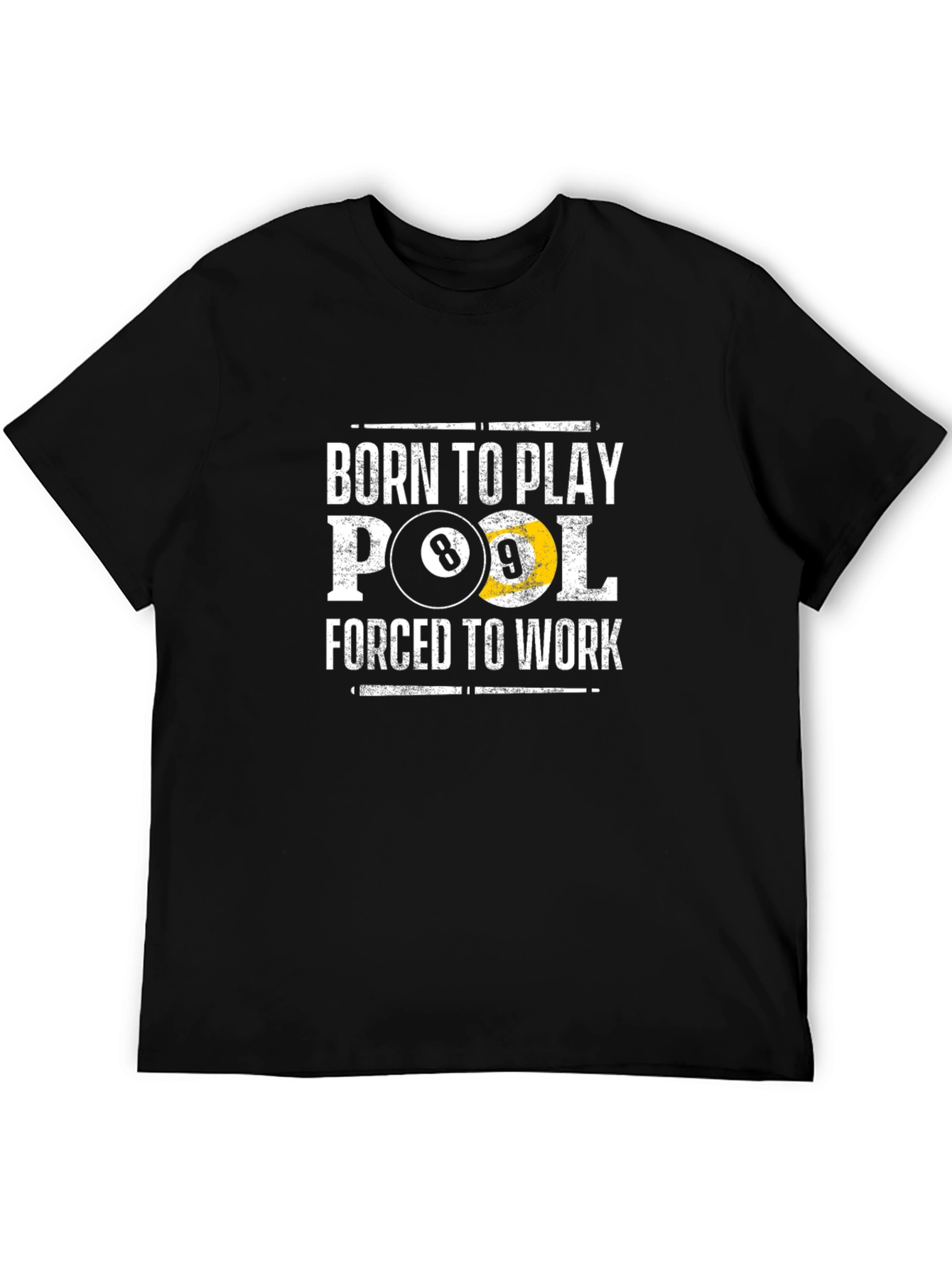 Born to Play Pool Graphic T-Shirt
