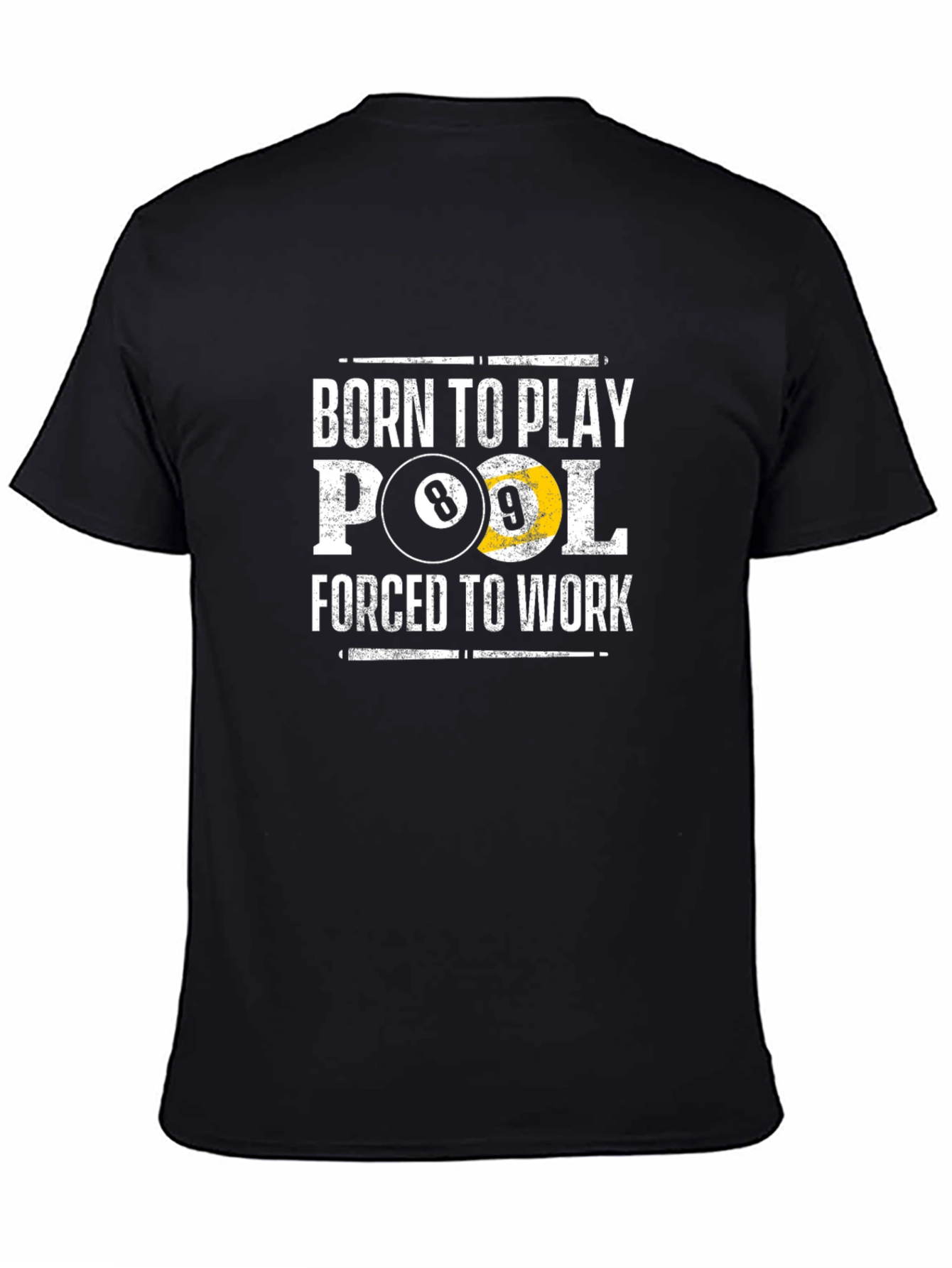 Born to Play Pool Graphic T-Shirt
