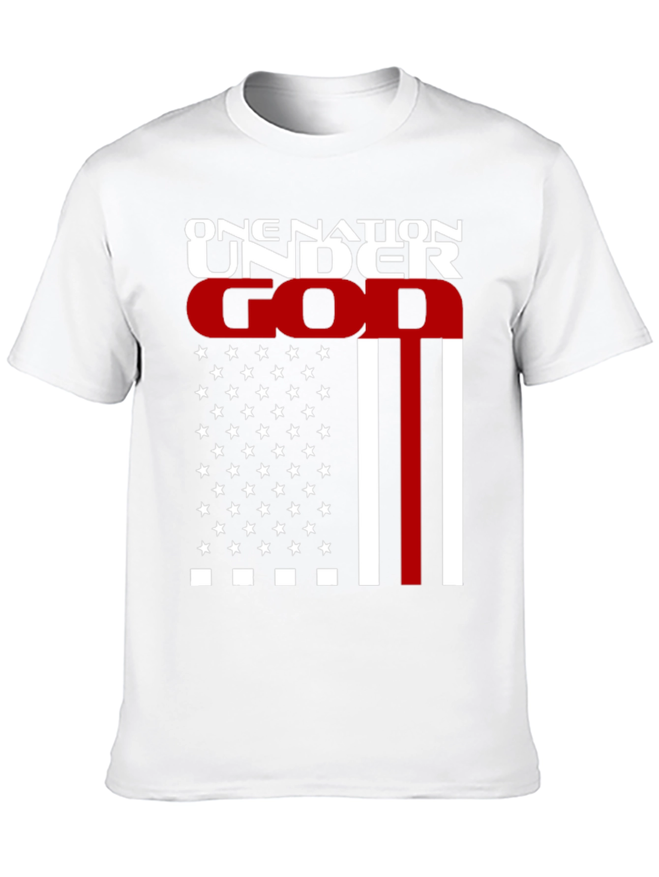 One Nation Under God Graphic T-Shirt - Patriotic Design