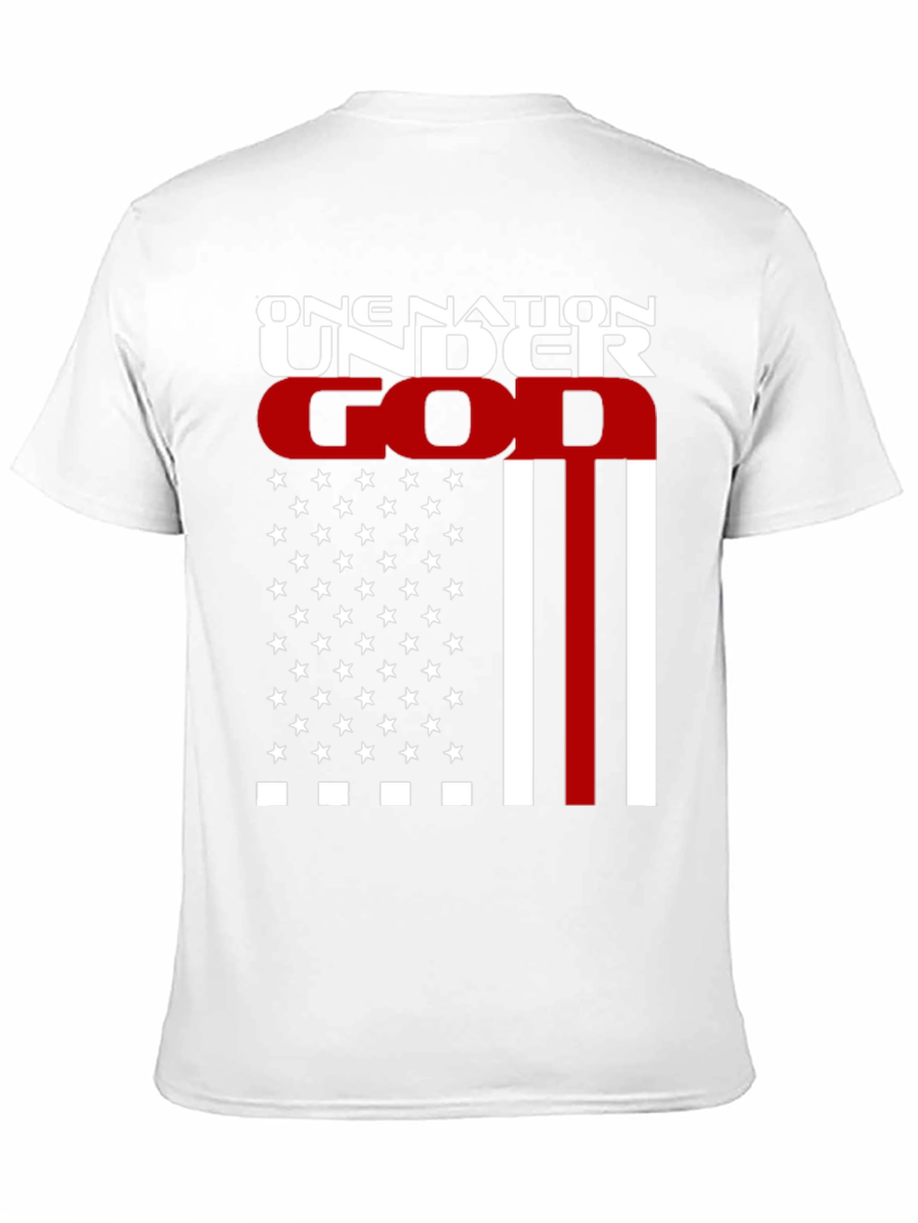 One Nation Under God Graphic T-Shirt - Patriotic Design
