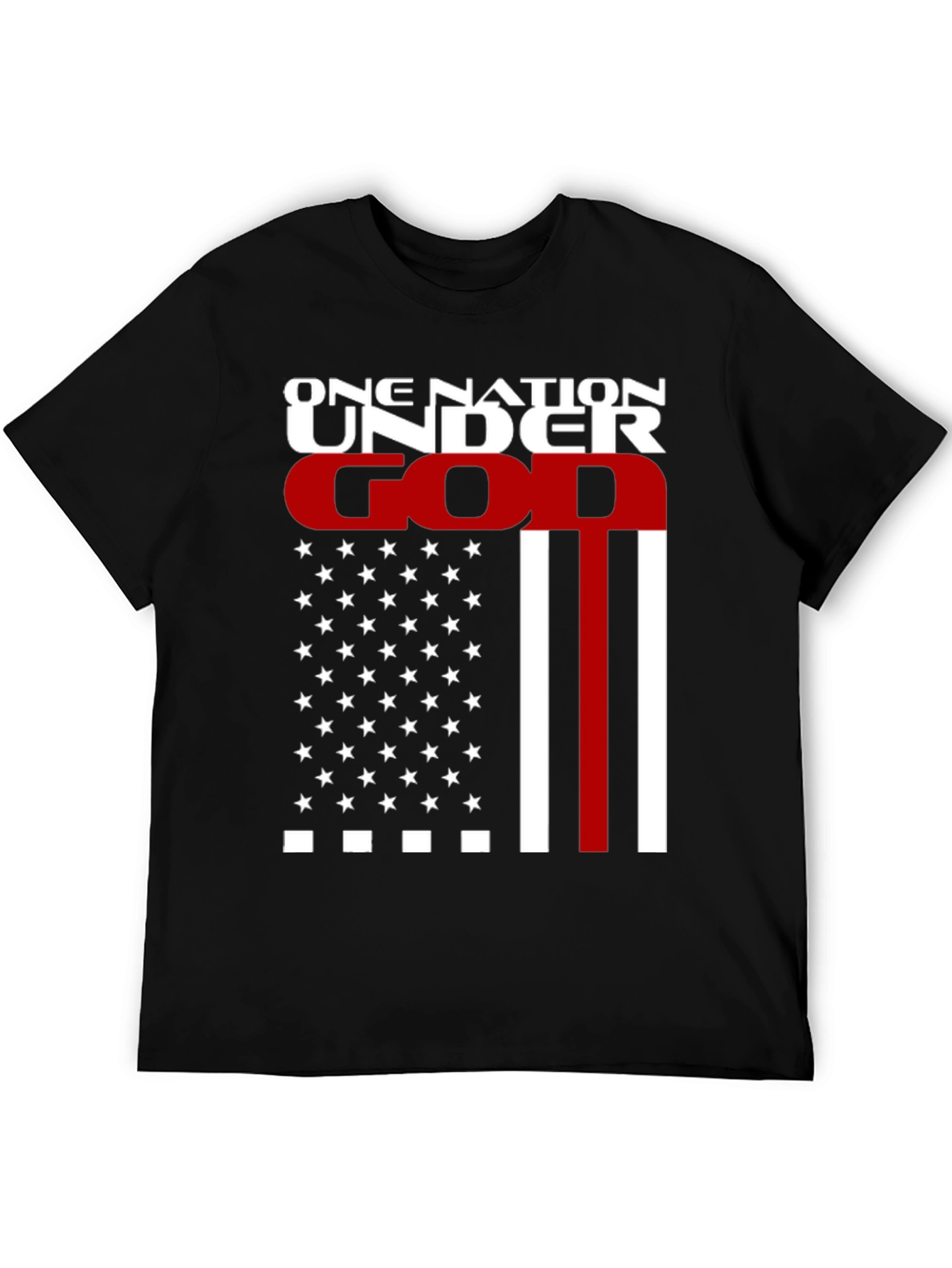 One Nation Under God Graphic T-Shirt - Patriotic Design