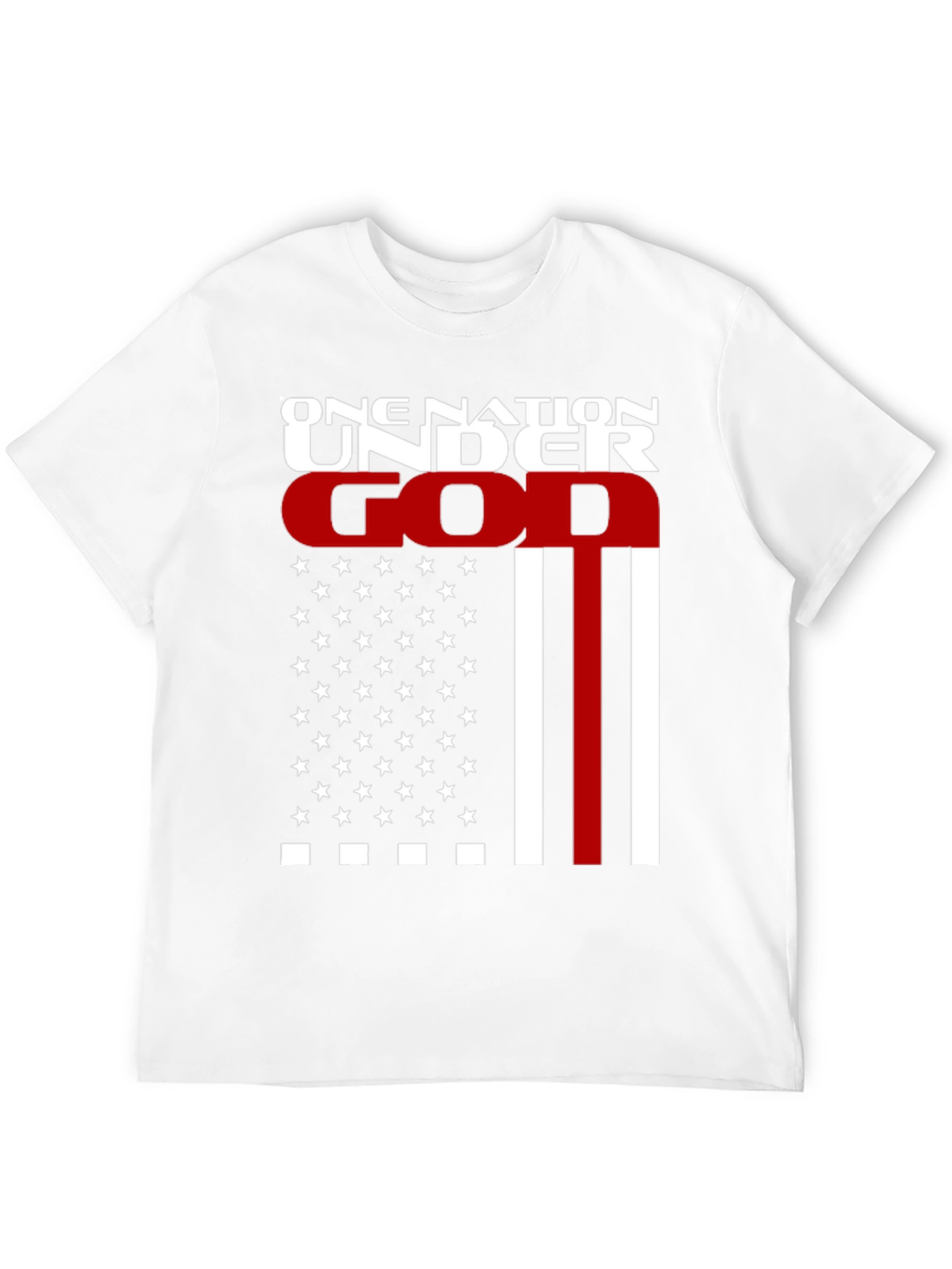 One Nation Under God Graphic T-Shirt - Patriotic Design