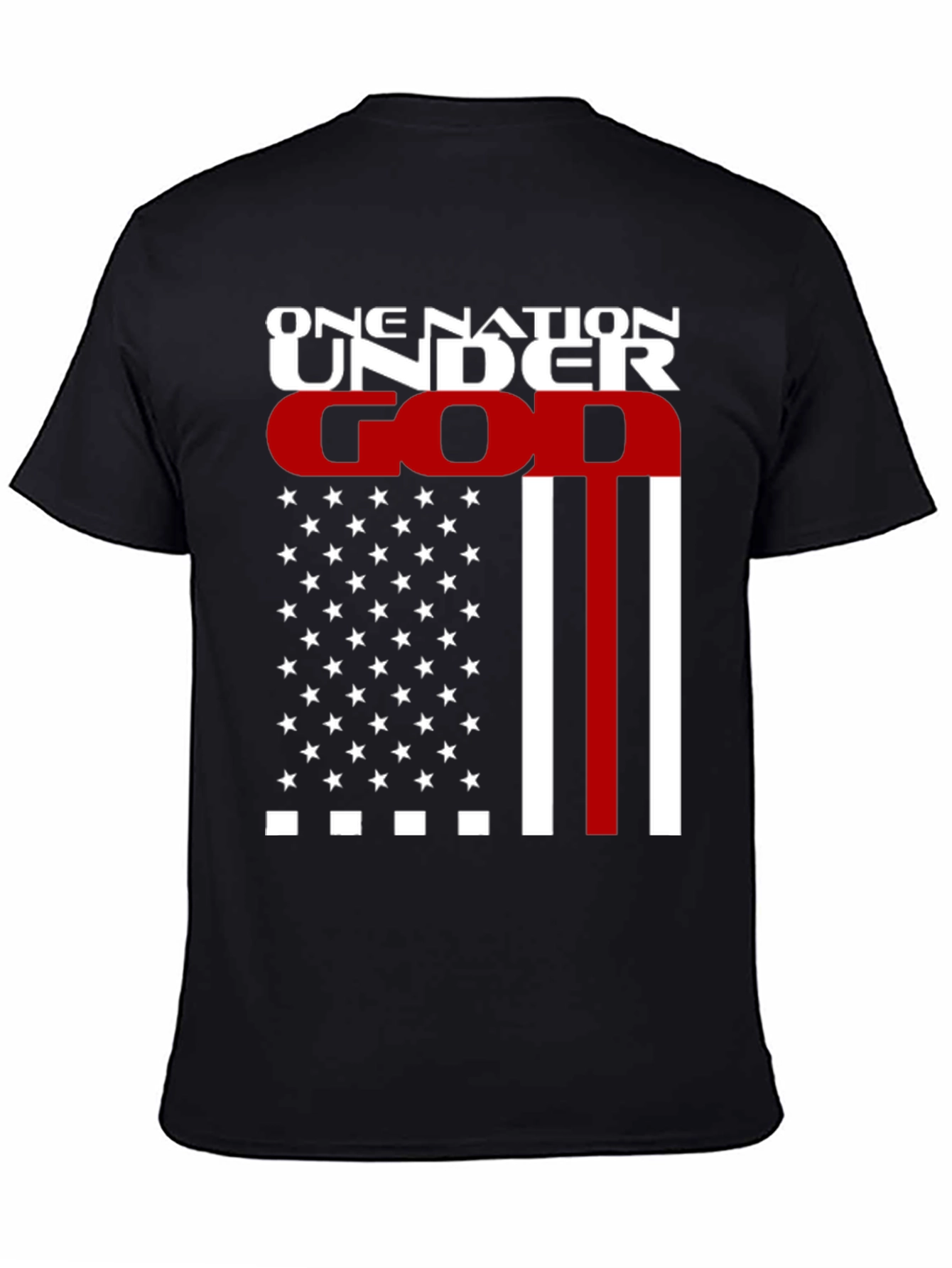 One Nation Under God Graphic T-Shirt - Patriotic Design