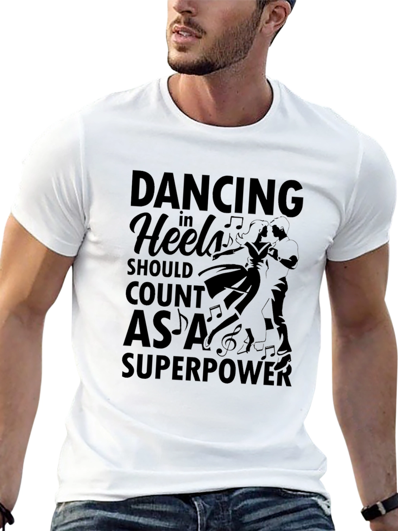 Dancing in Heels Superpower T-Shirt
