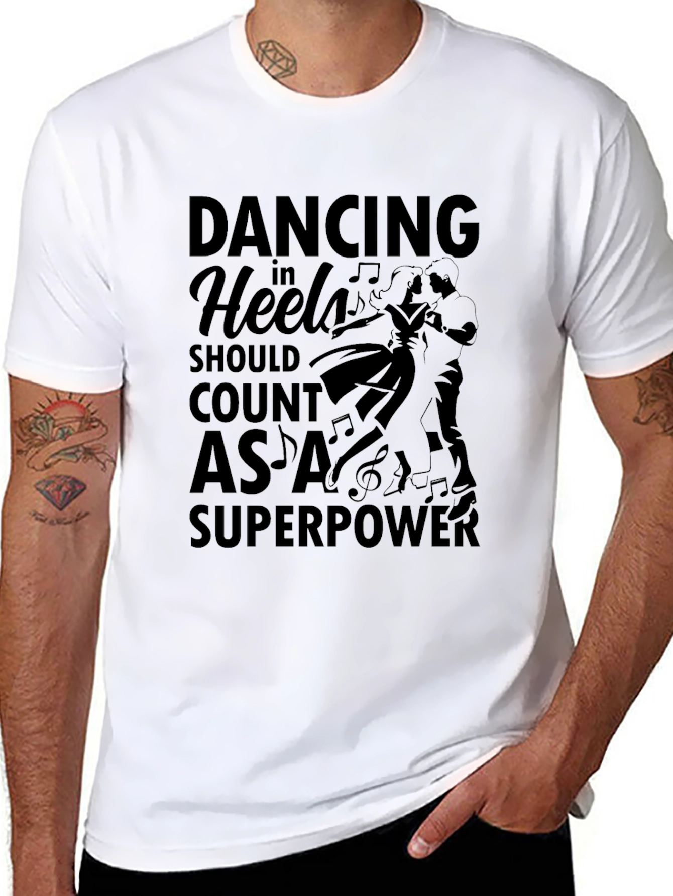 Dancing in Heels Superpower T-Shirt