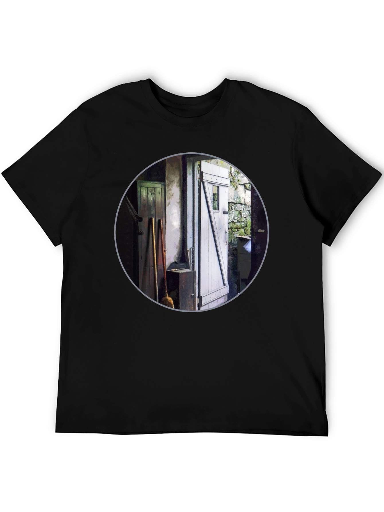 Rustic Doorway Print T-Shirt