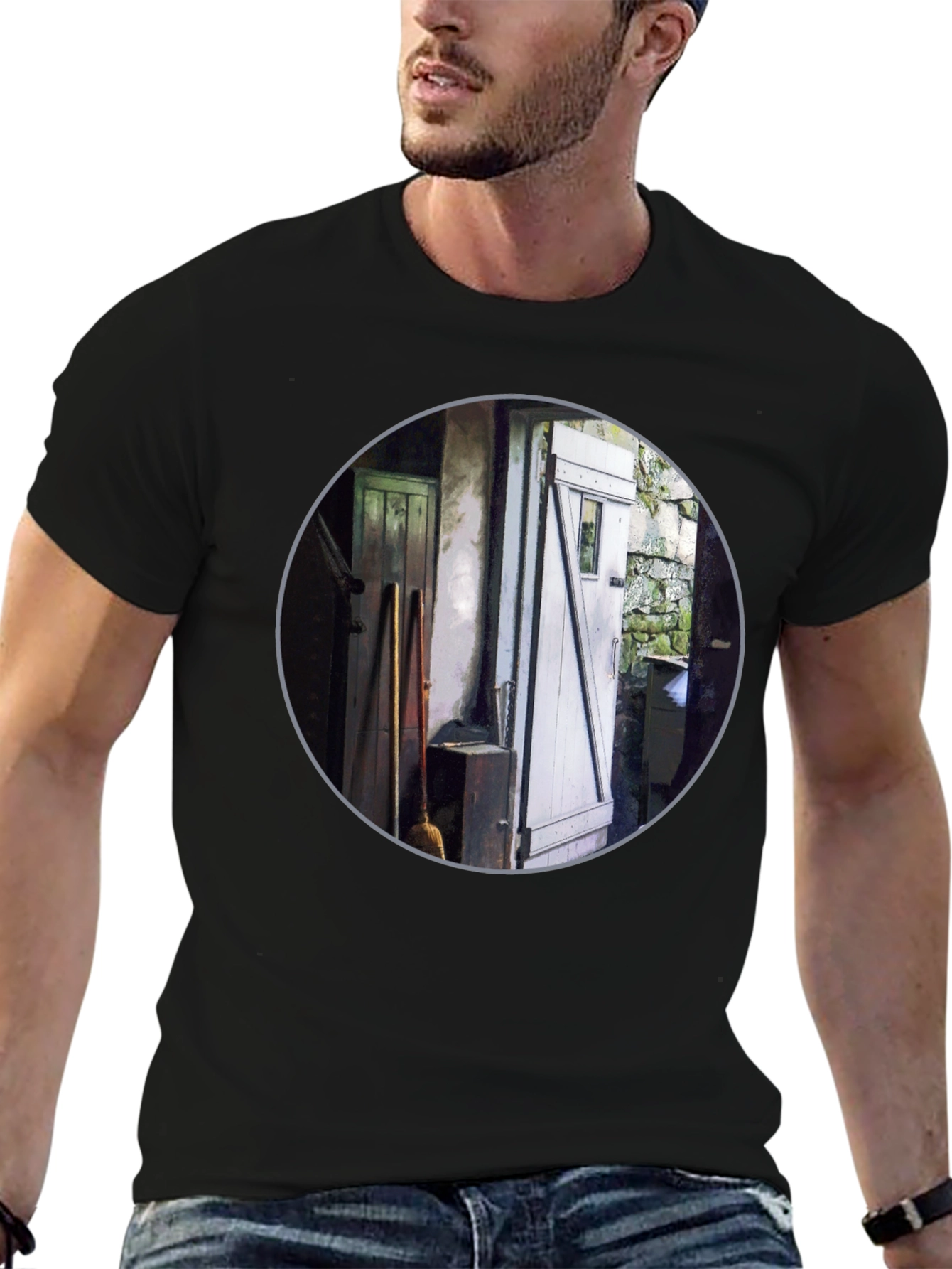 Rustic Doorway Print T-Shirt