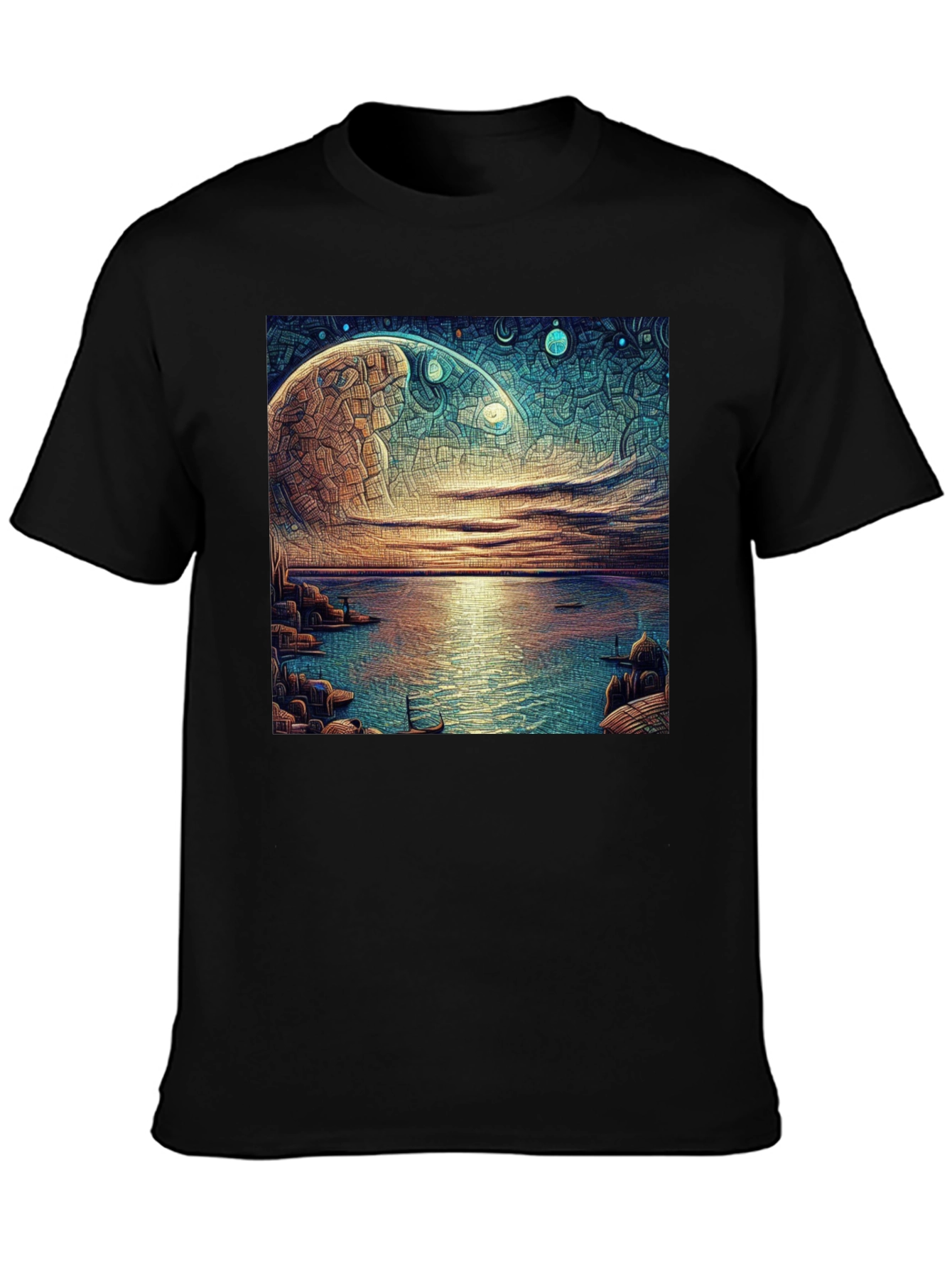 Surreal Moonscape Graphic Tee