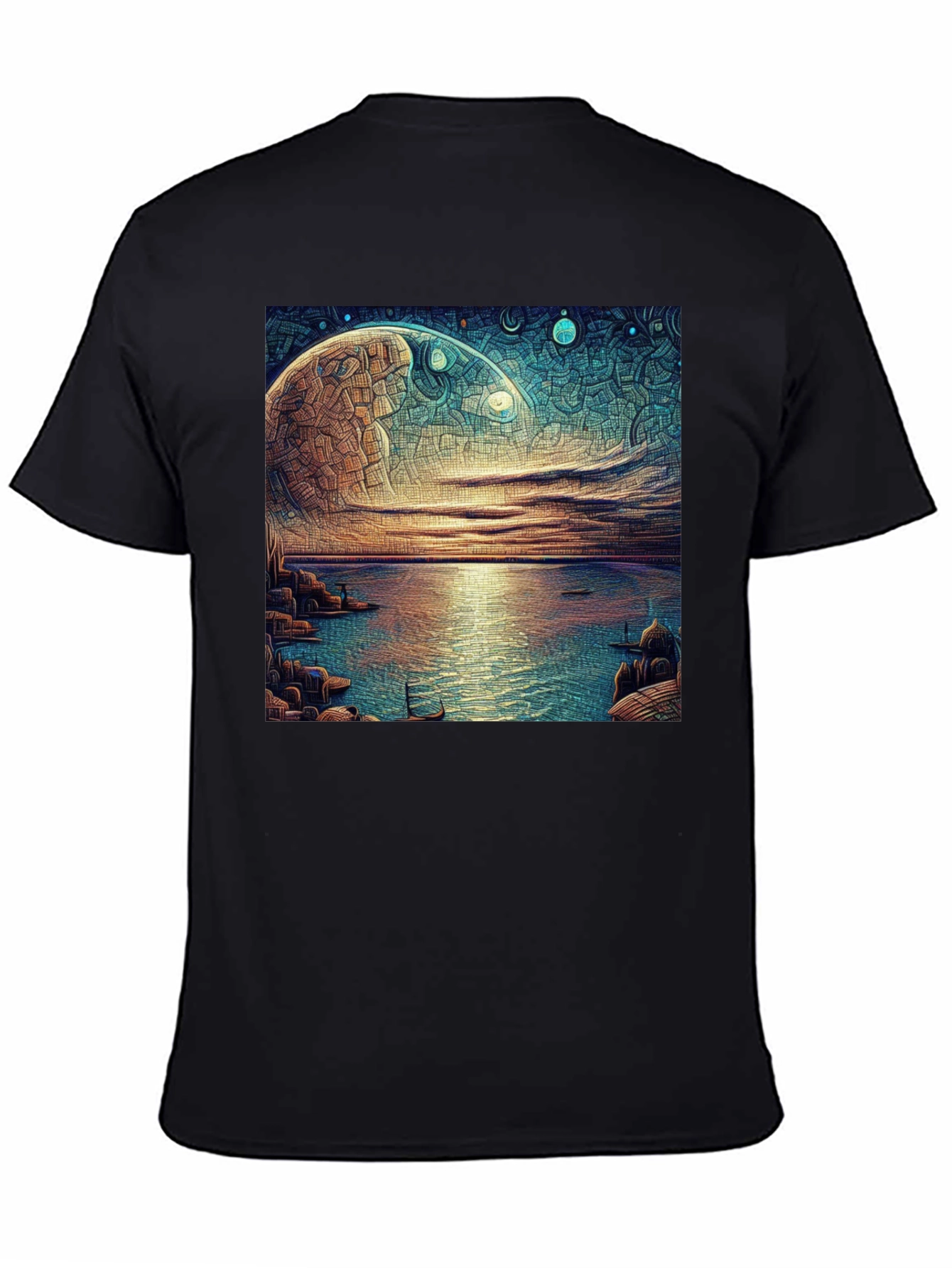 Surreal Moonscape Graphic Tee