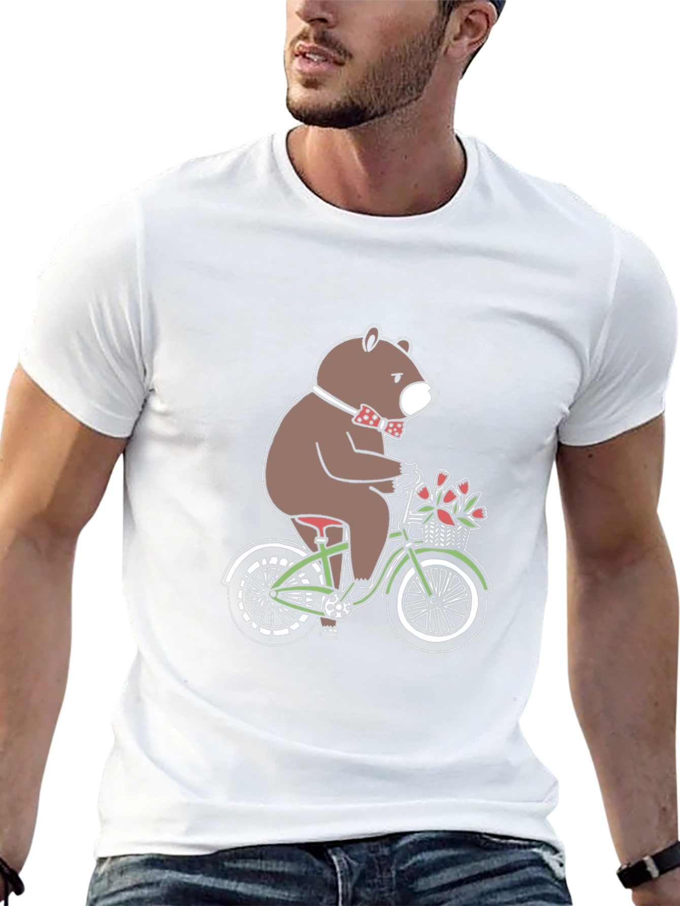 Bear on Bicycle T-Shirt