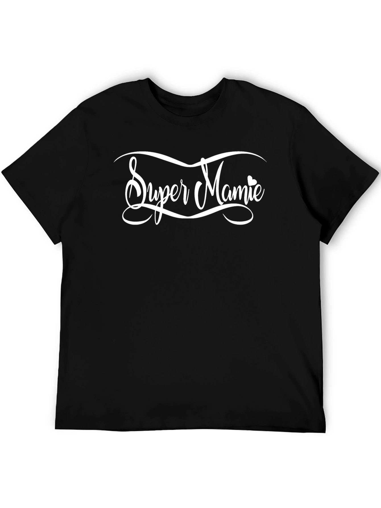 Super Mamie T-Shirt - Black Cotton Tee