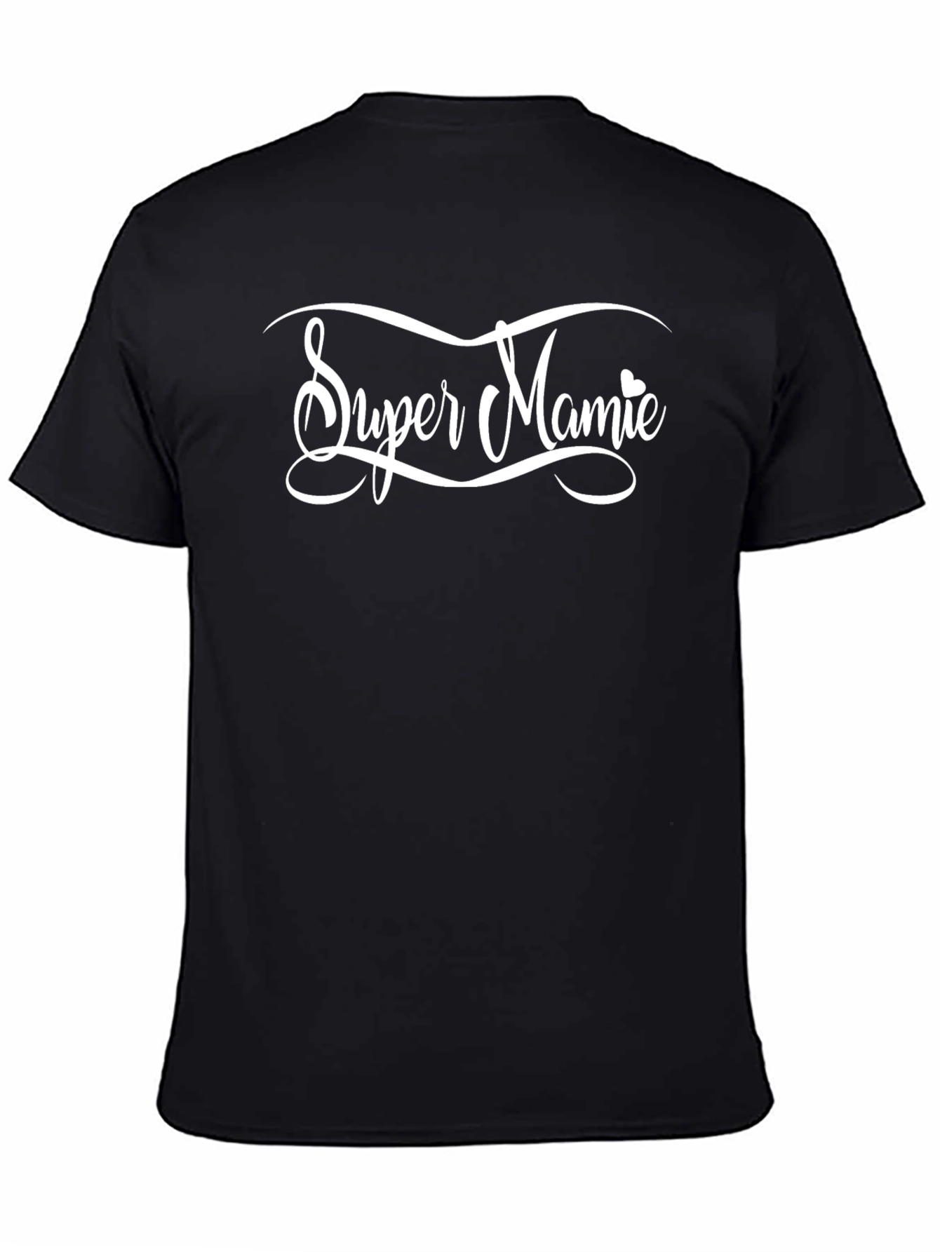 Super Mamie T-Shirt - Black Cotton Tee