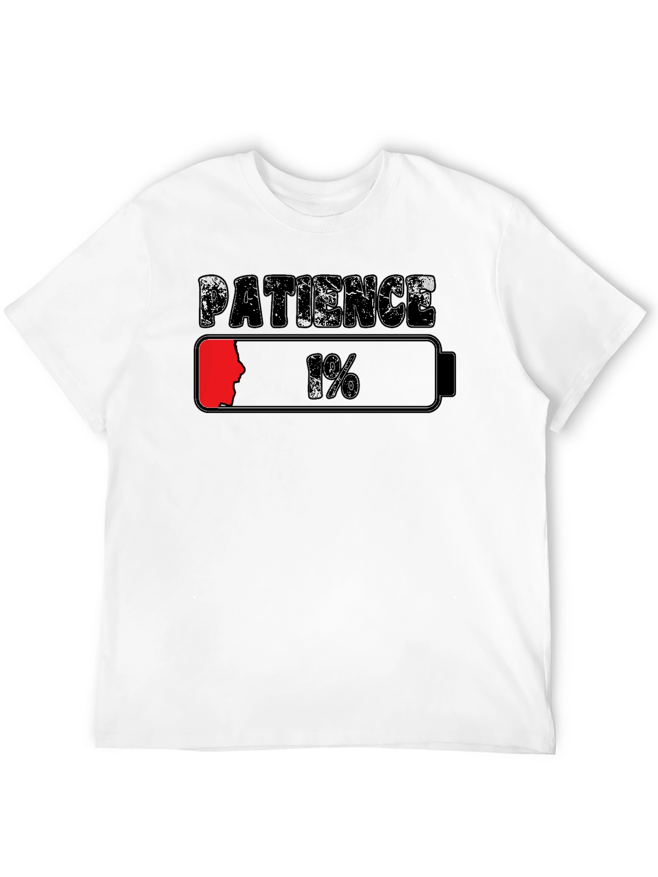 Patience Low Battery T-Shirt