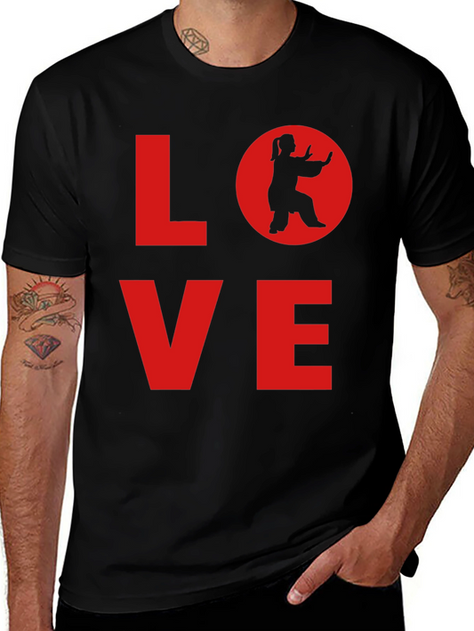 LOVE Martial Arts Black T-Shirt