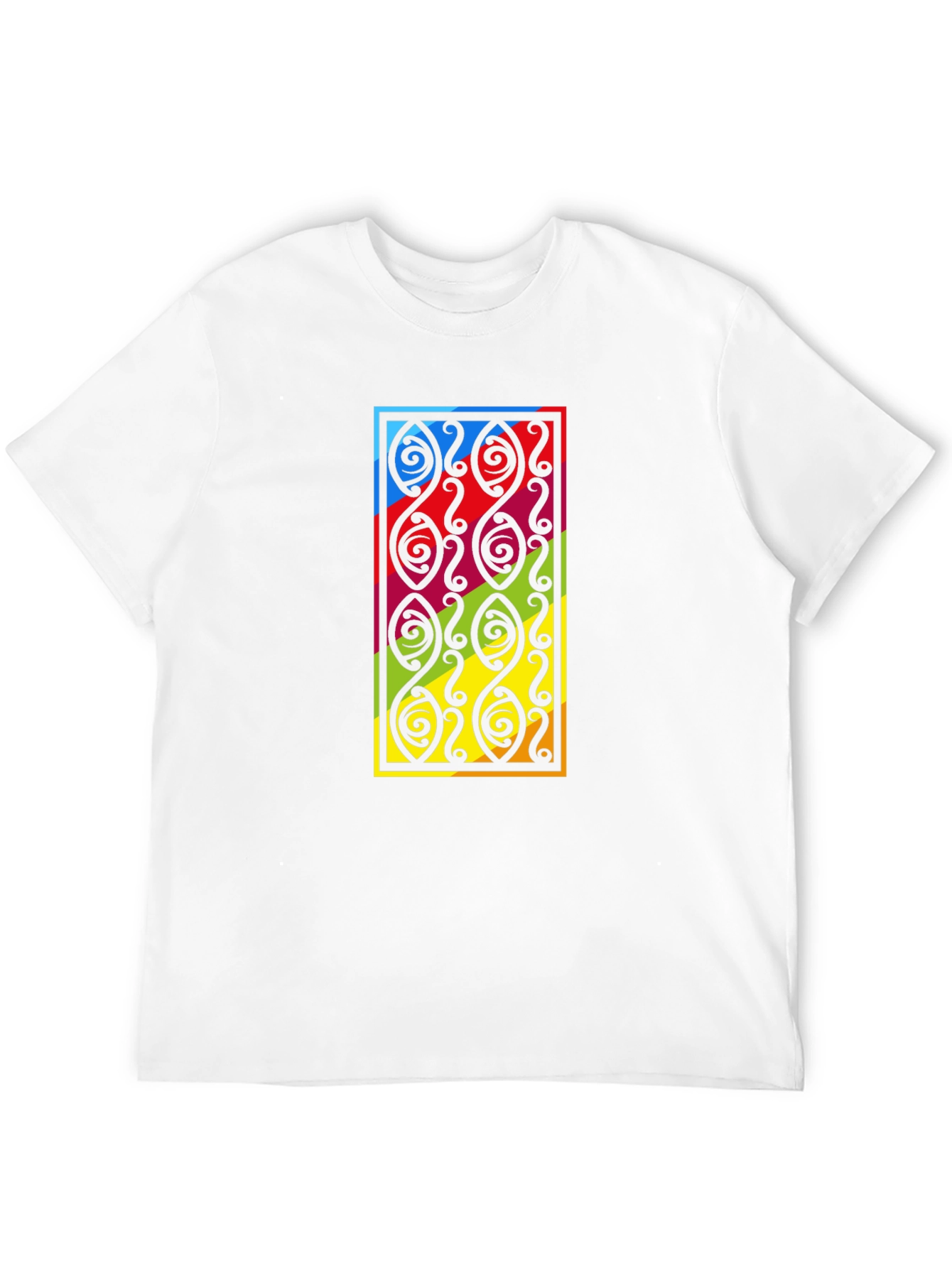 Tribal Pattern Graphic T-Shirt - Stylish Everyday Wear