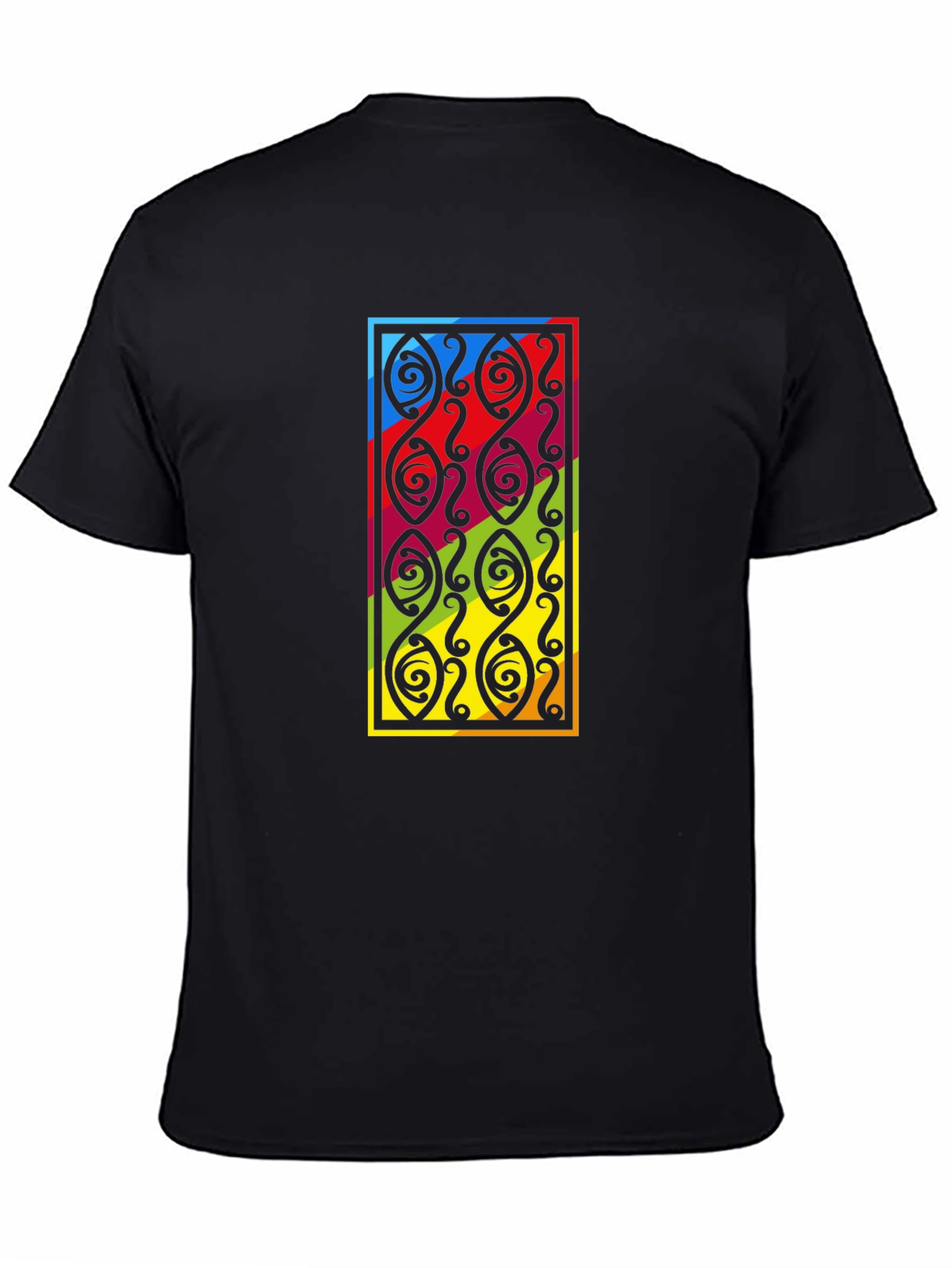 Tribal Pattern Graphic T-Shirt - Stylish Everyday Wear