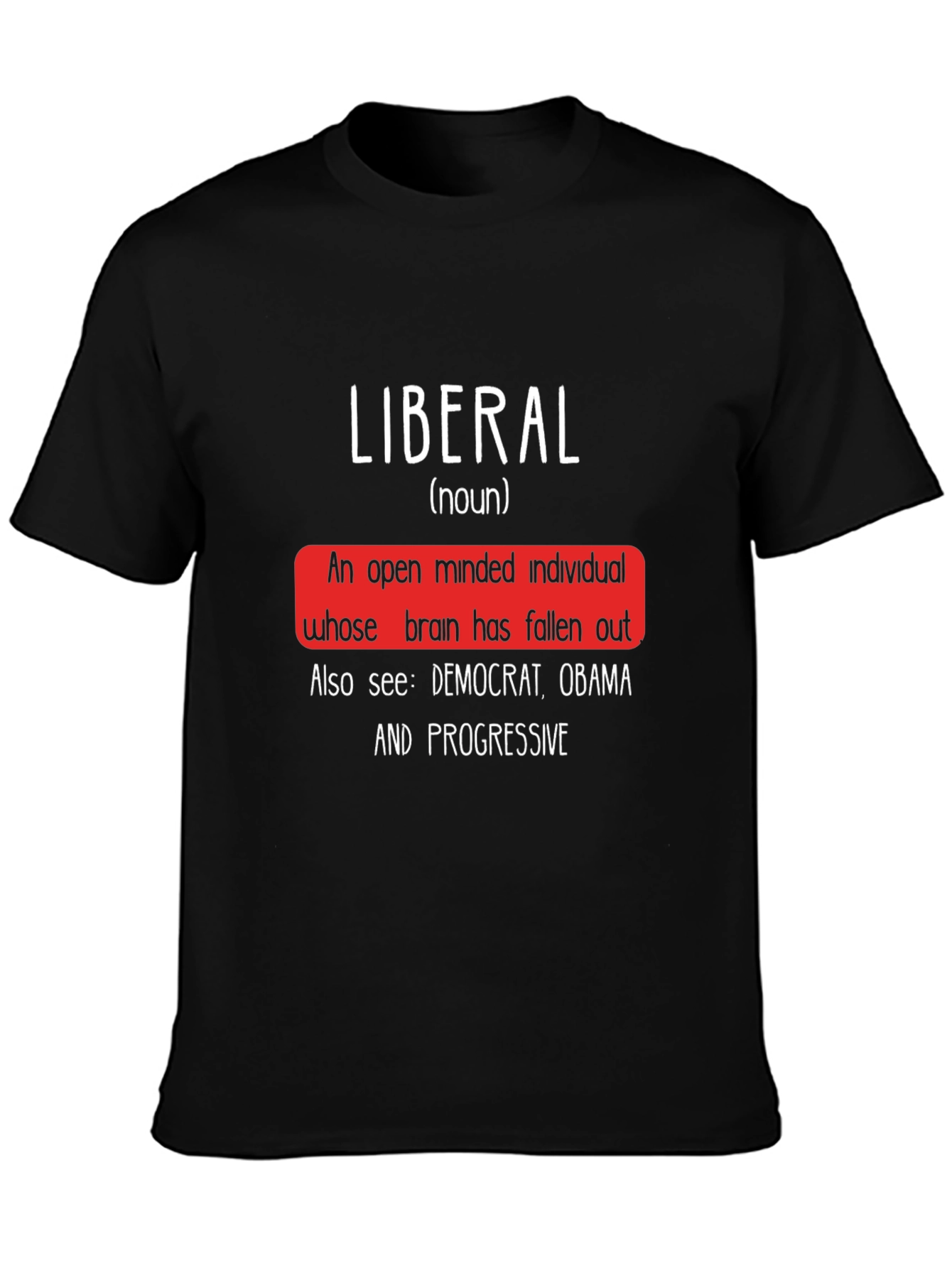 Liberal Definition T-Shirt - Open Minded Humor