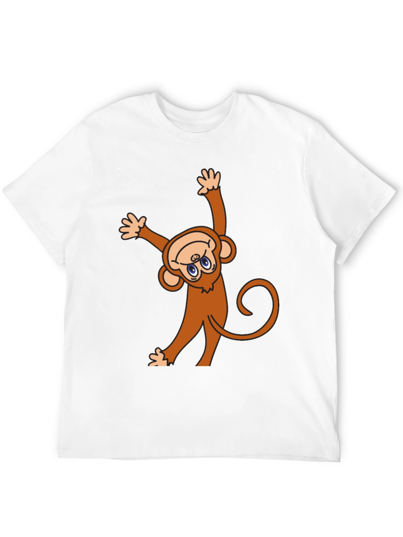 Monkey Graphic Black T-Shirt - Fun & Unique!
