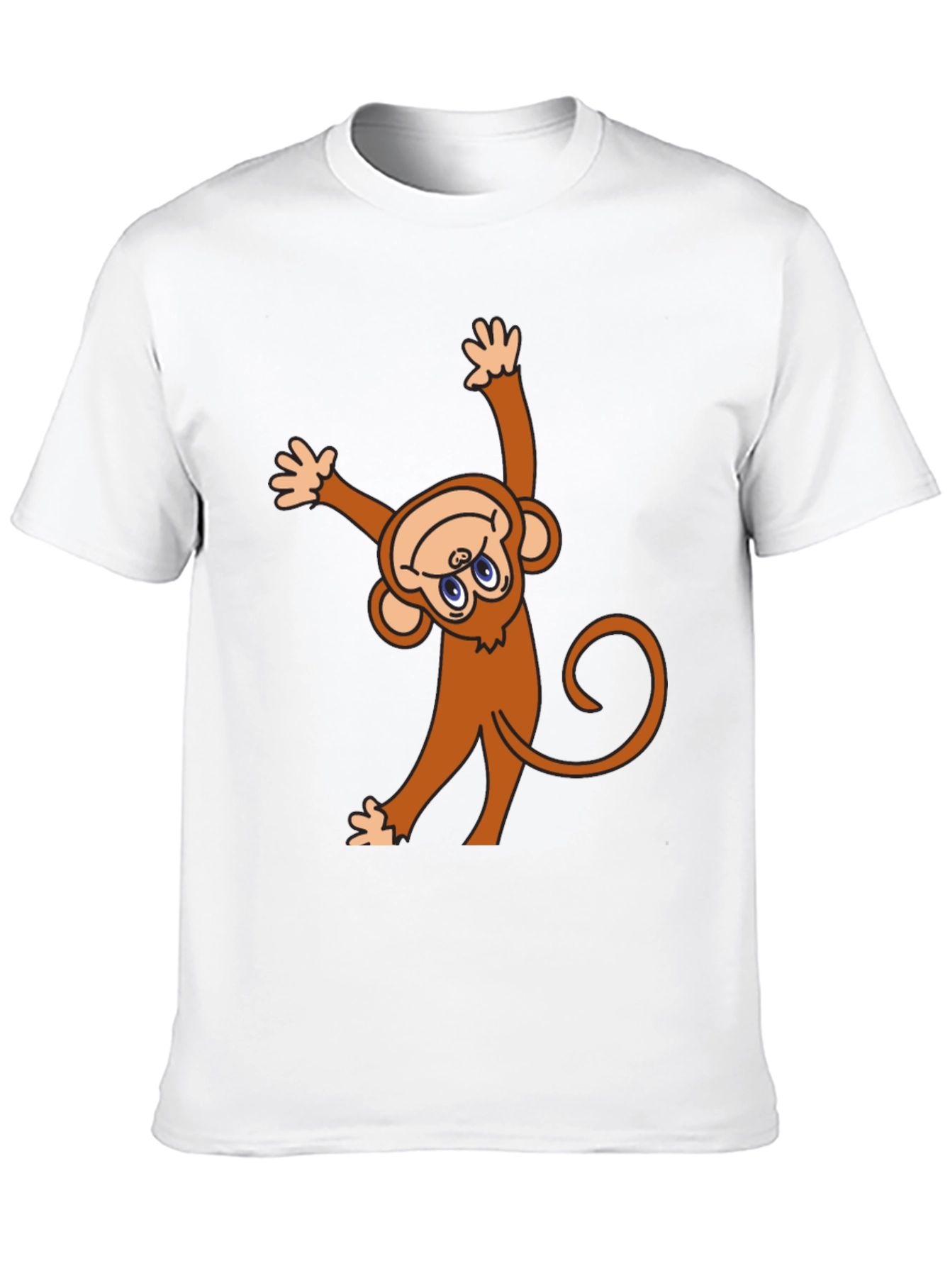 Monkey Graphic Black T-Shirt - Fun & Unique!