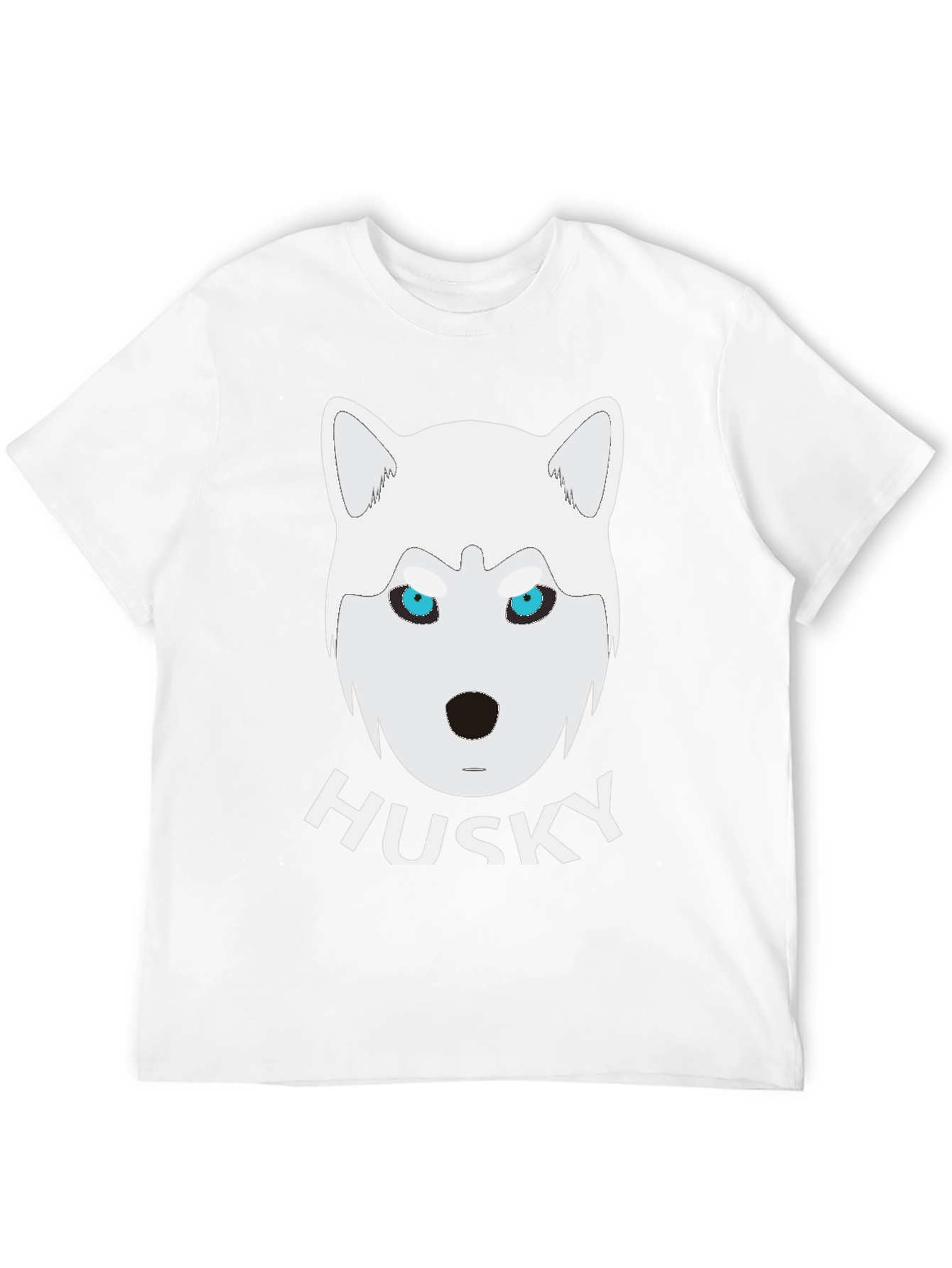 Husky Graphic Tee - Cool Animal Design