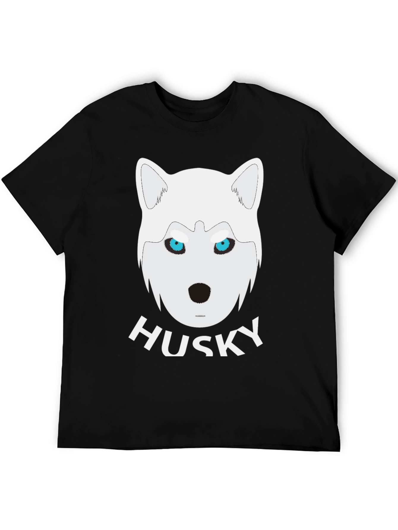 Husky Graphic Tee - Cool Animal Design
