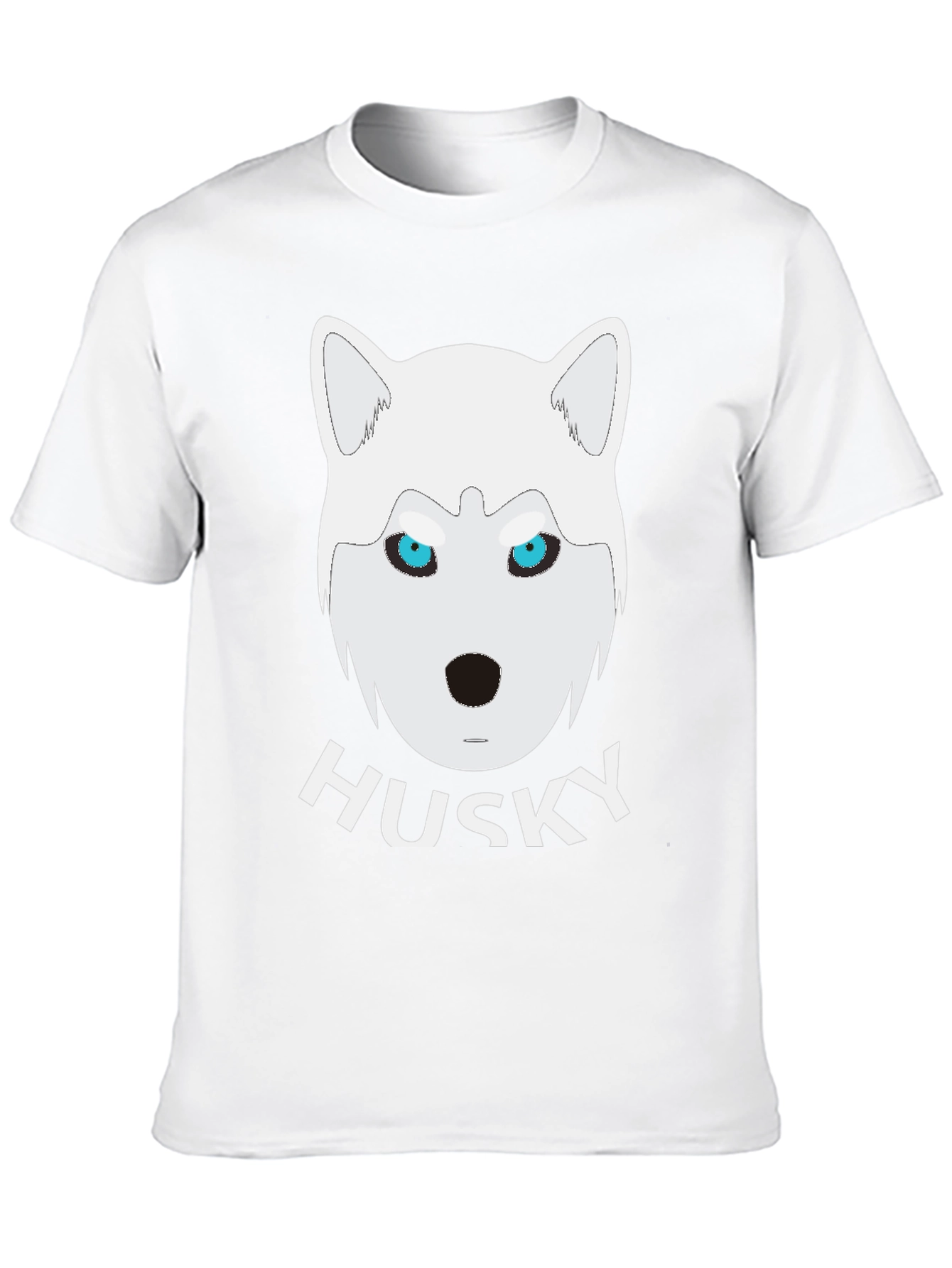 Husky Graphic Tee - Cool Animal Design