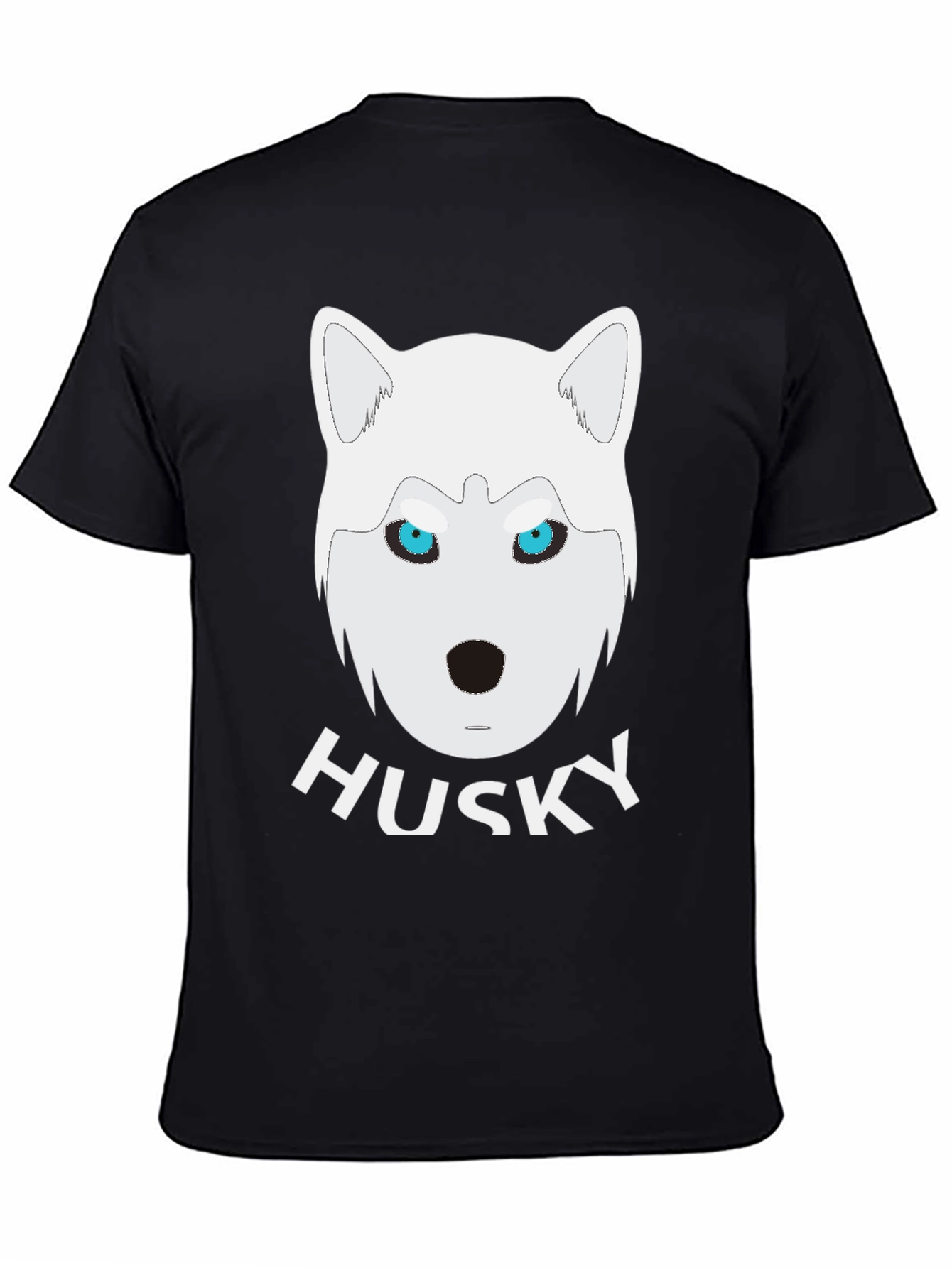 Husky Graphic Tee - Cool Animal Design