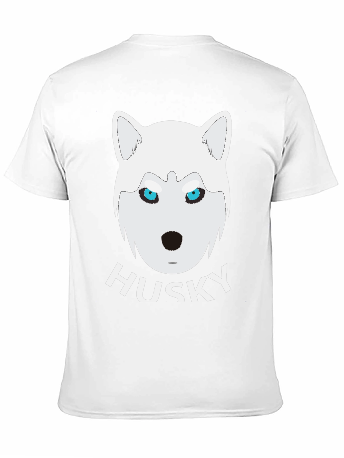 Husky Graphic Tee - Cool Animal Design