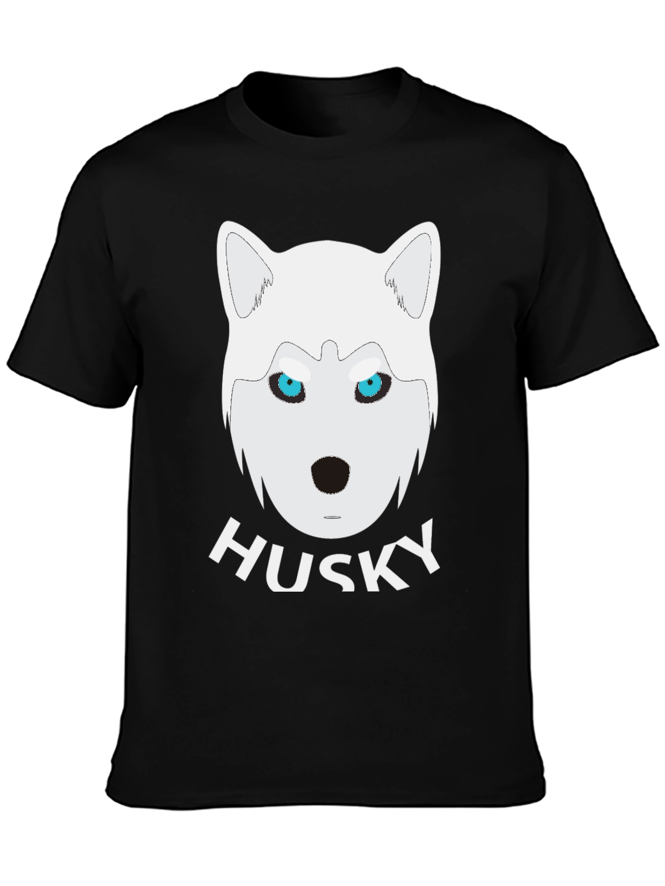 Husky Graphic Tee - Cool Animal Design