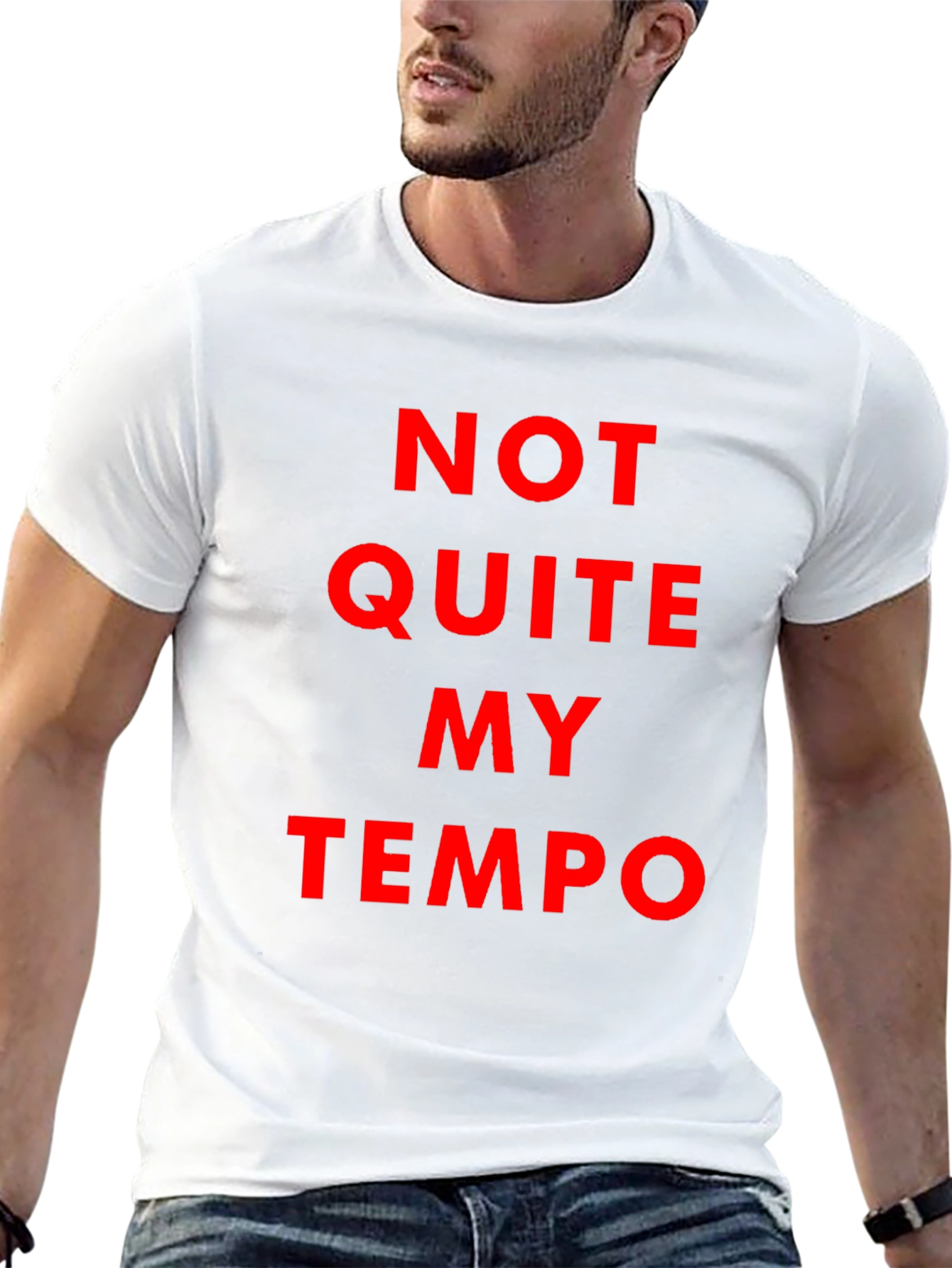 Not Quite My Tempo Black T-Shirt