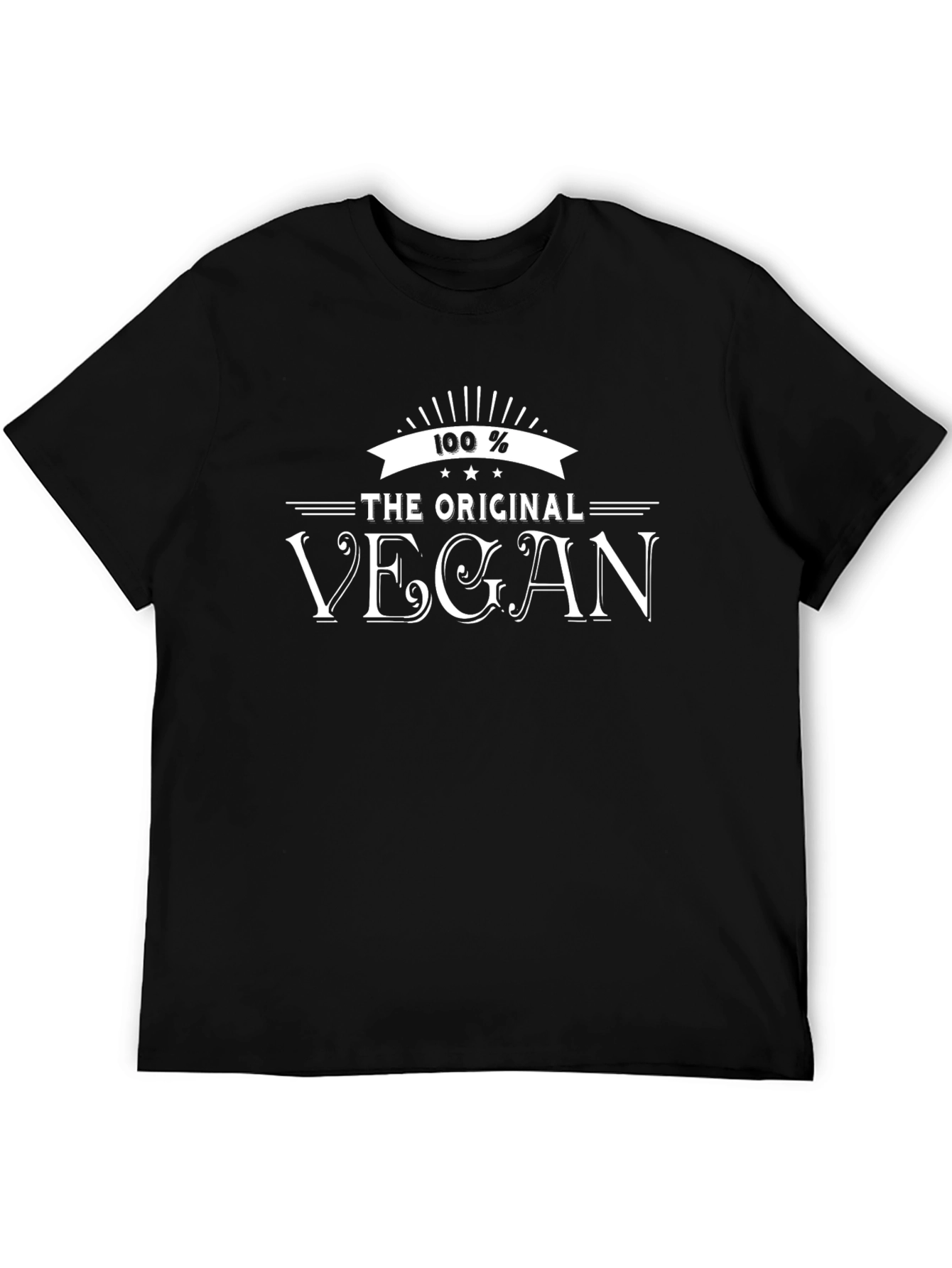 The Original Vegan Black Graphic Tee