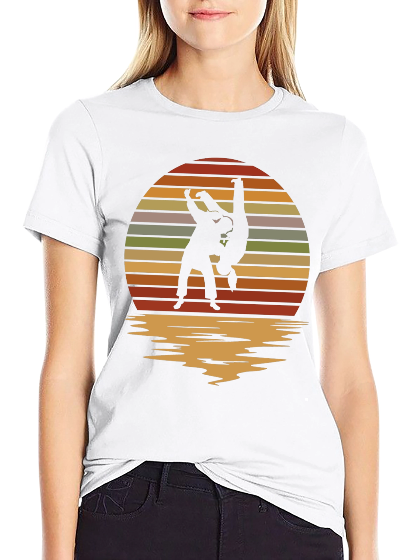 Sunset Judo Throw Black T-Shirt