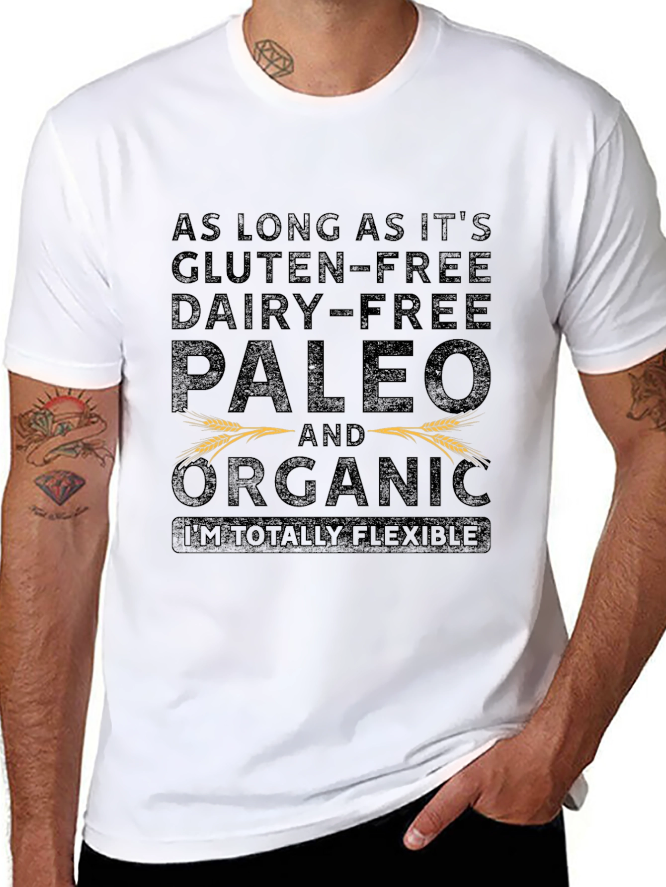 Gluten-Free Dairy-Free Paleo Organic T-Shirt