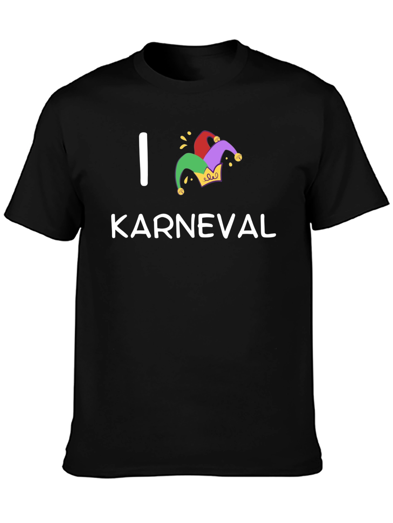 I Love Karneval T-Shirt - Black