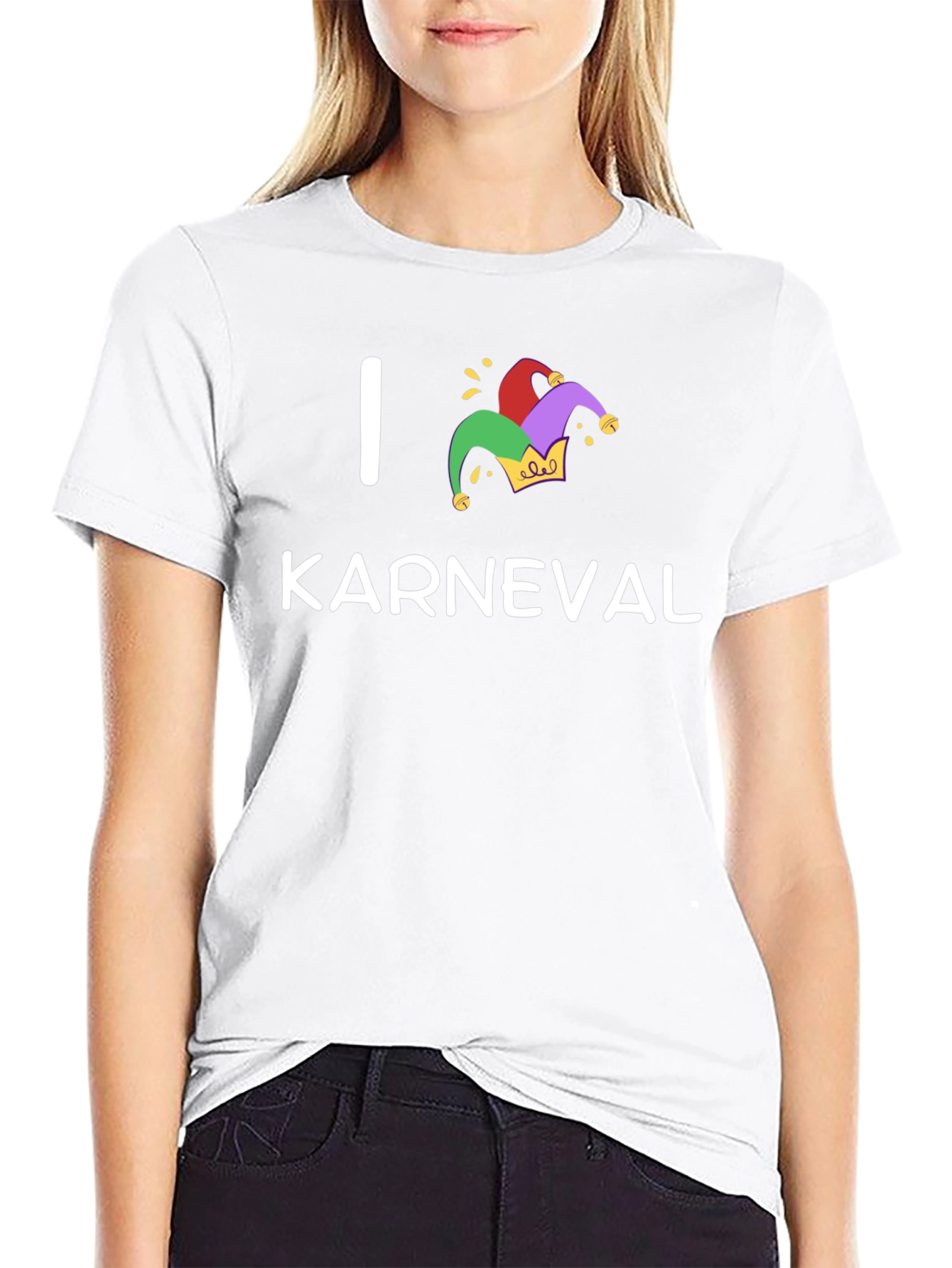 I Love Karneval T-Shirt - Black