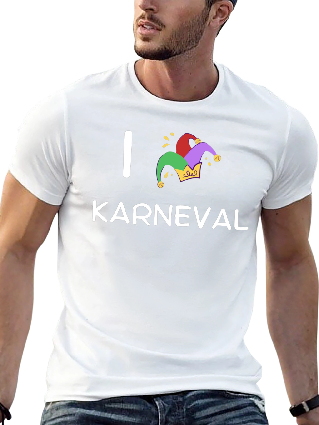 I Love Karneval T-Shirt - Black
