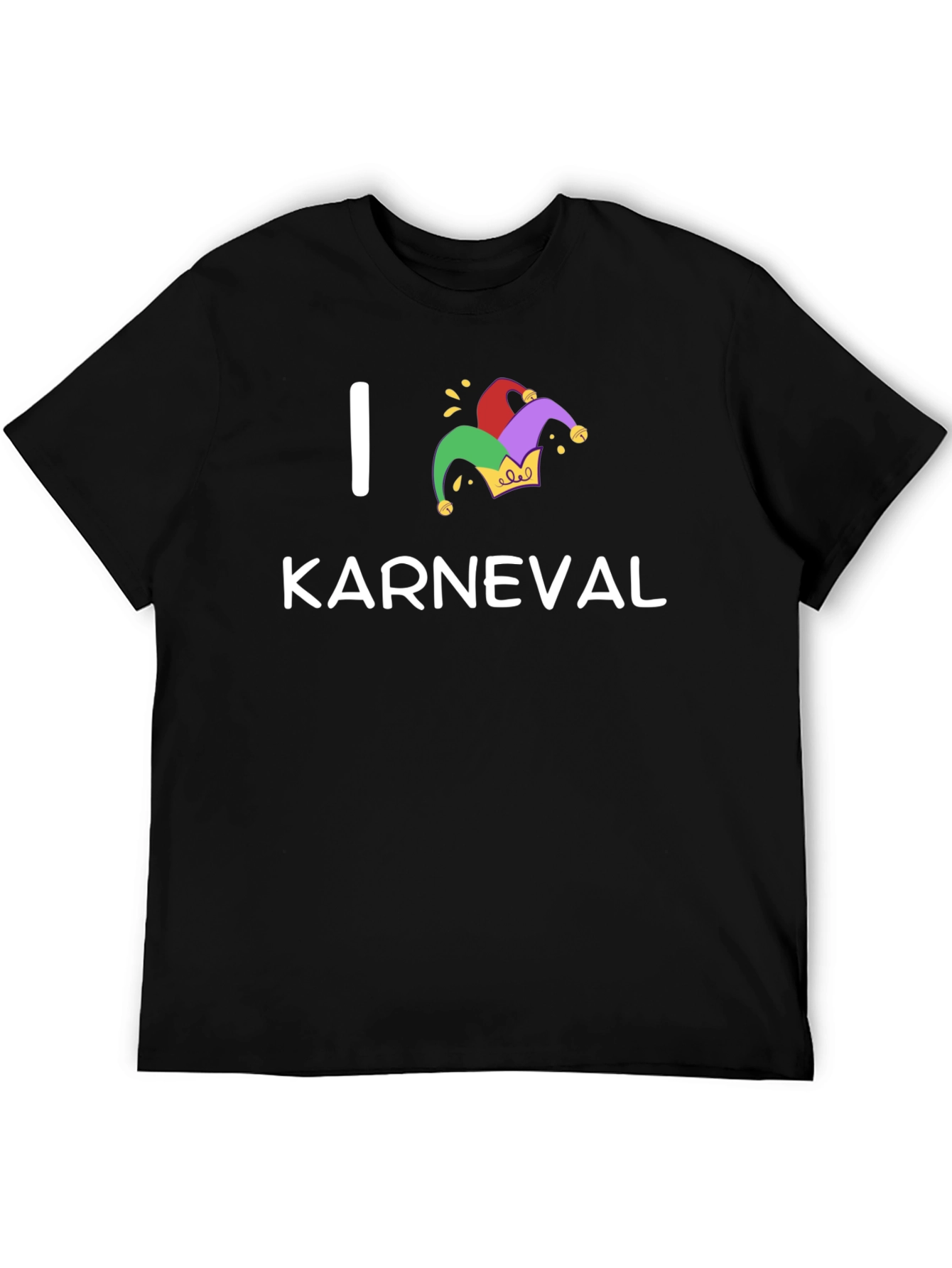 I Love Karneval T-Shirt - Black