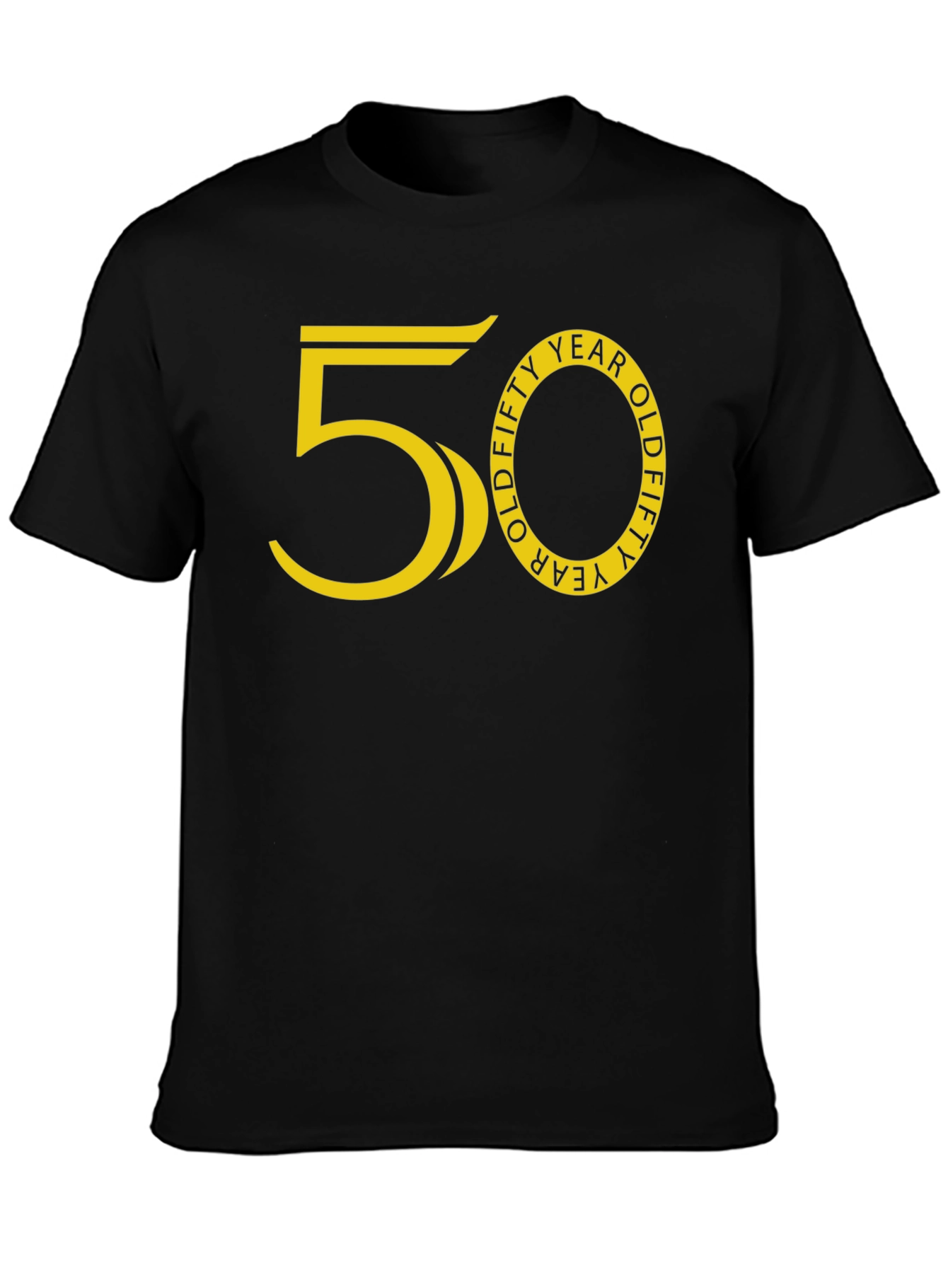 Funny 50 Year Old T-Shirt - Black Graphic Tee