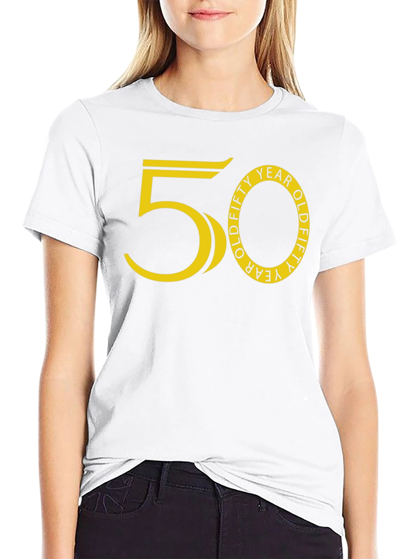 Funny 50 Year Old T-Shirt - Black Graphic Tee