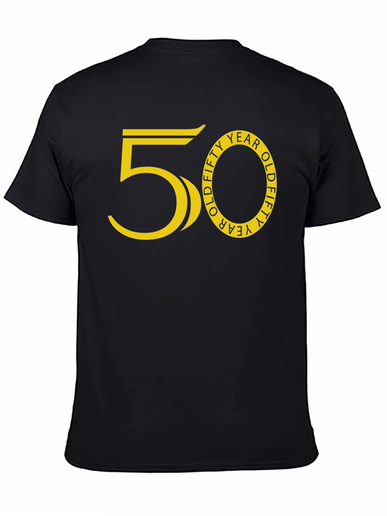 Funny 50 Year Old T-Shirt - Black Graphic Tee