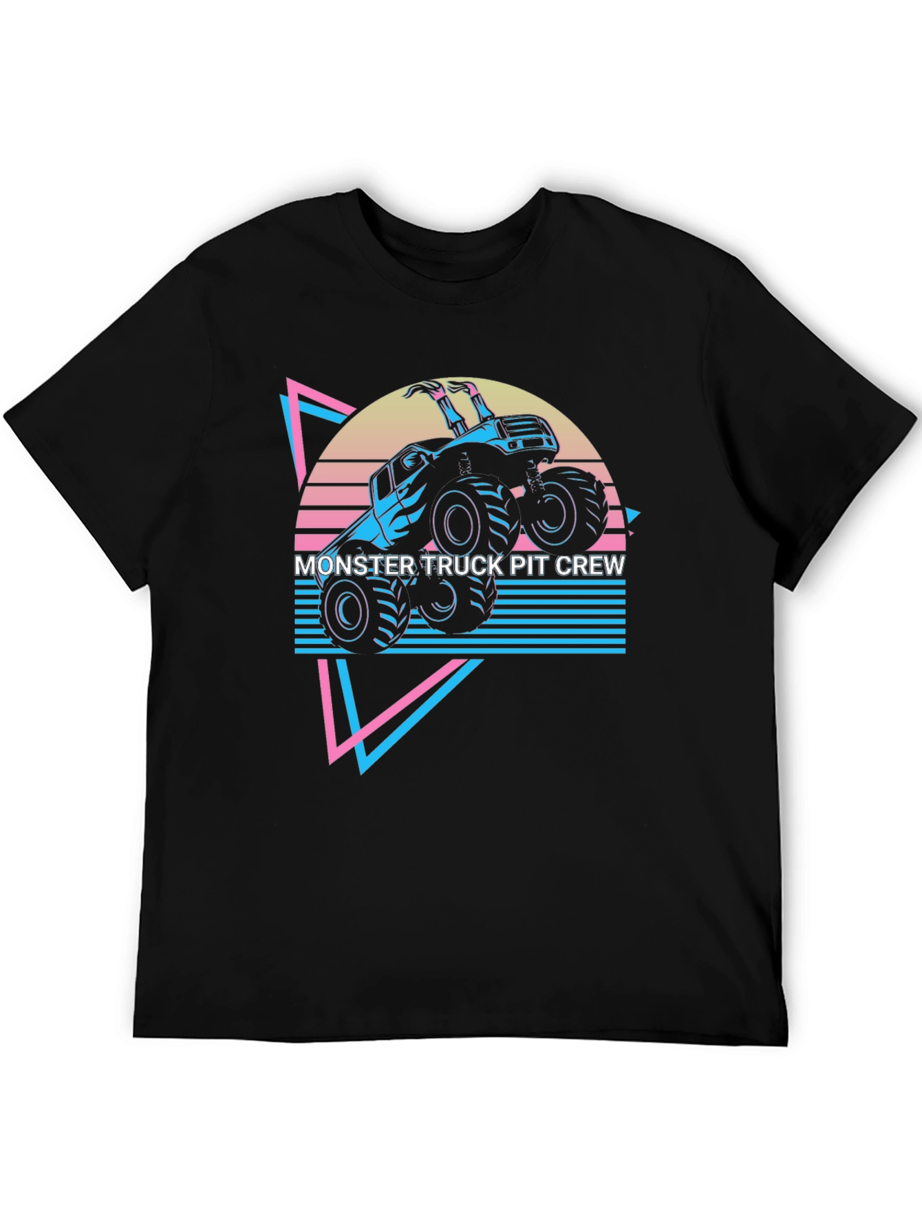 Monster Truck Pit Crew Graphic Tee