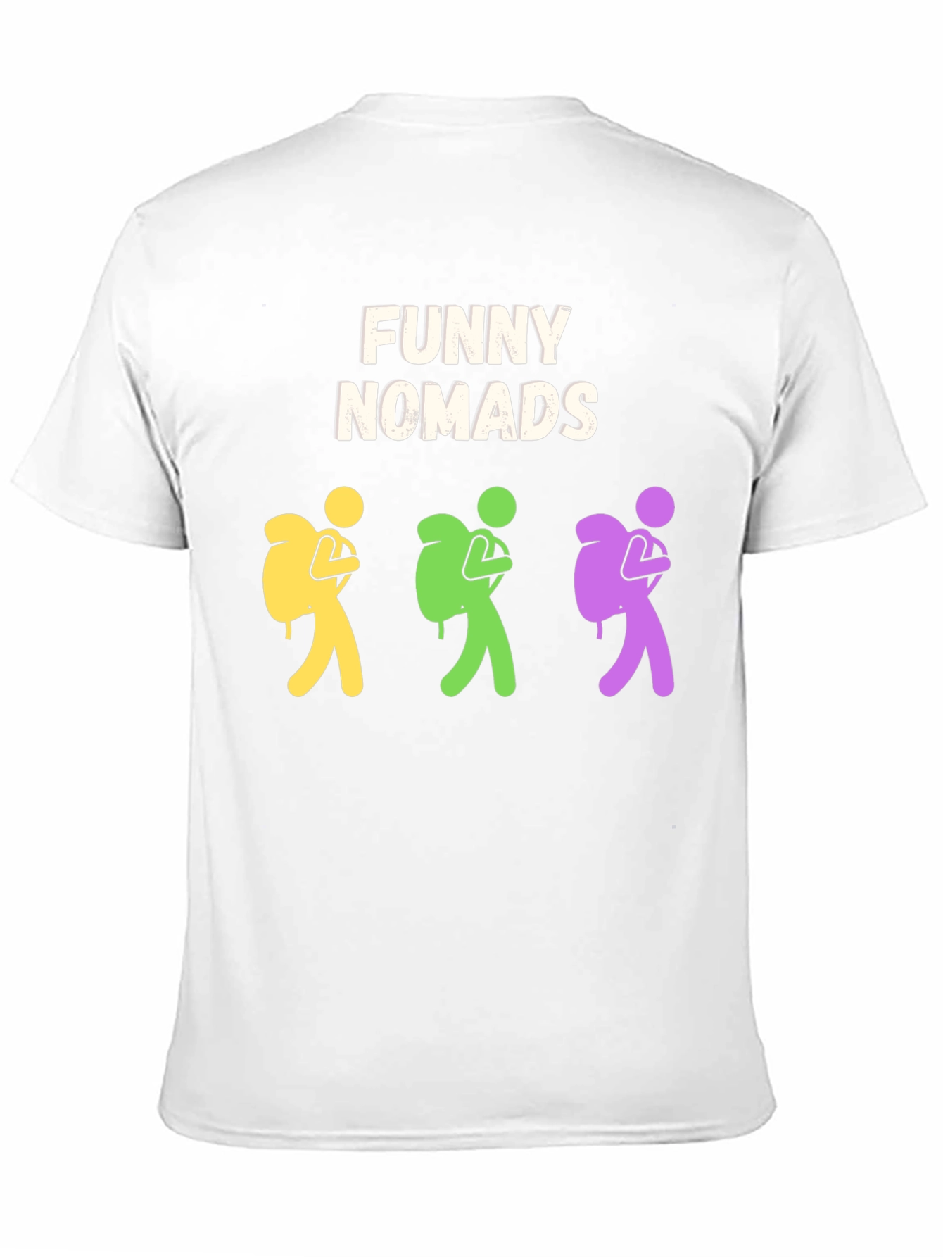Funny Nomads T-Shirt: Quirky Adventure Tee for Men