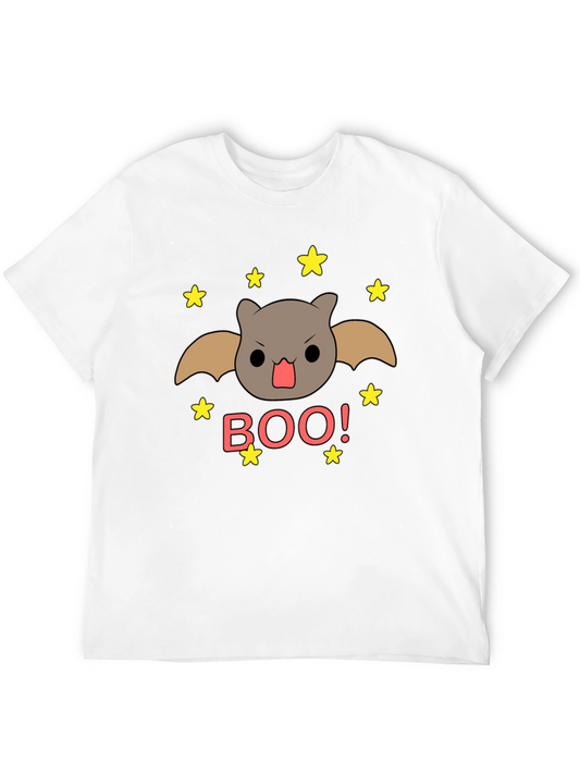 Boo! Cute Bat T-Shirt - Halloween Graphic Tee