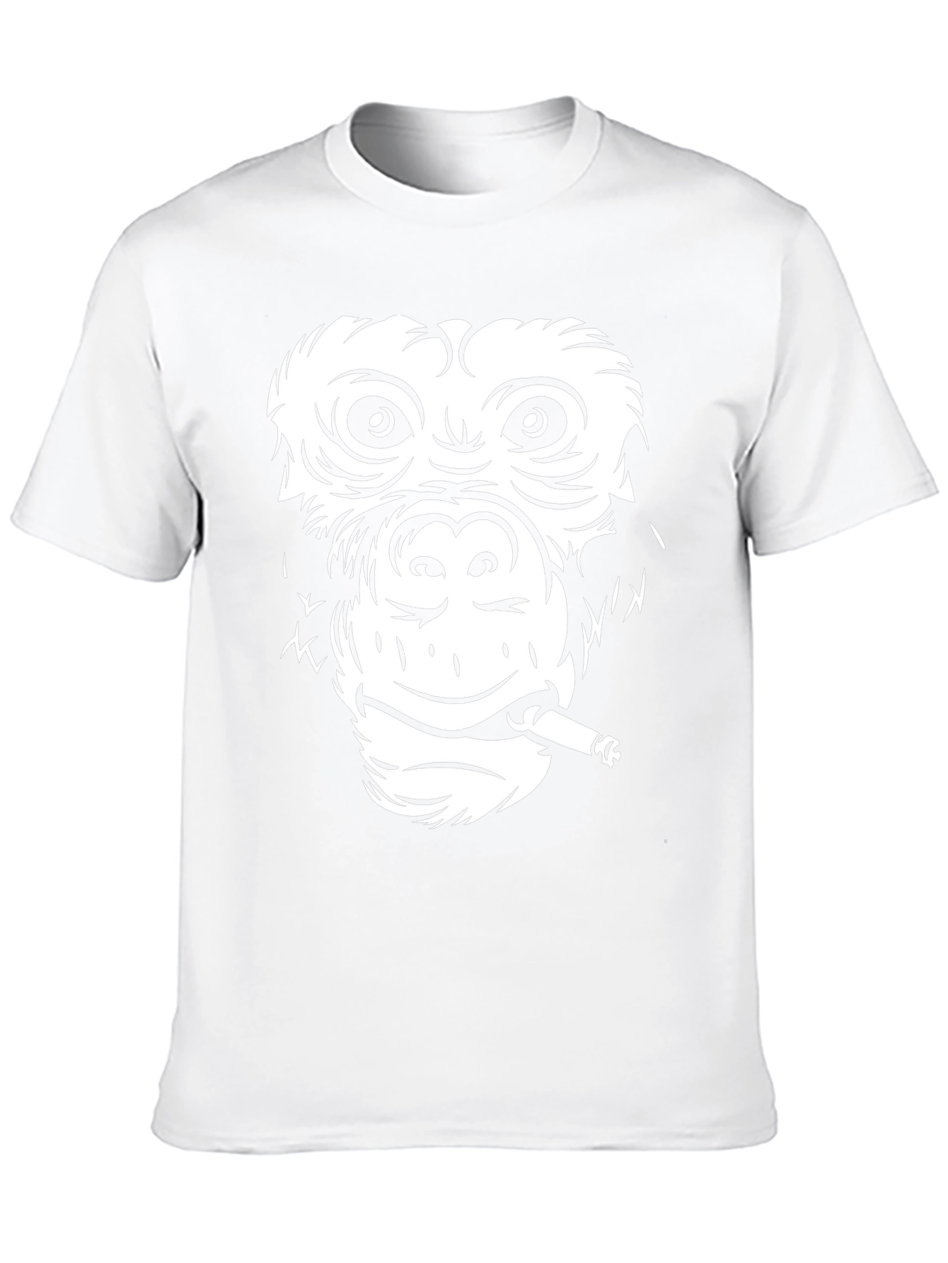 Cool Monkey Graphic Tee - Black Unisex T-Shirt