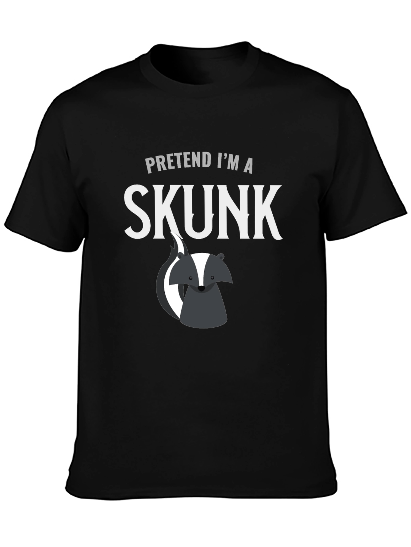 Pretend Im a Skunk Funny Graphic Tee