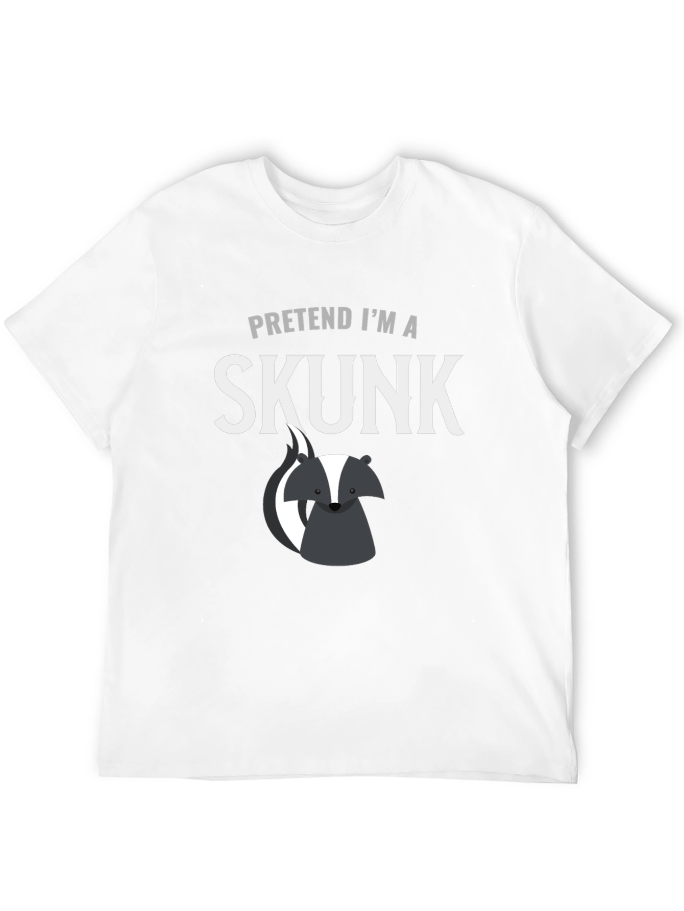 Pretend Im a Skunk Funny Graphic Tee