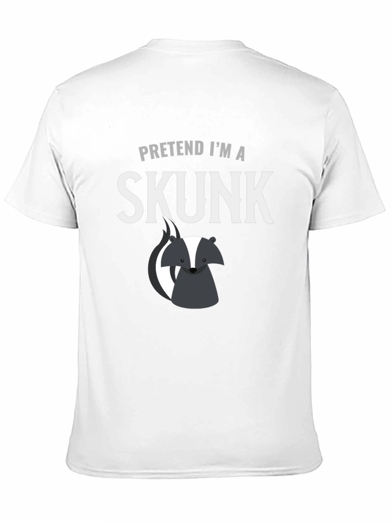 Pretend Im a Skunk Funny Graphic Tee
