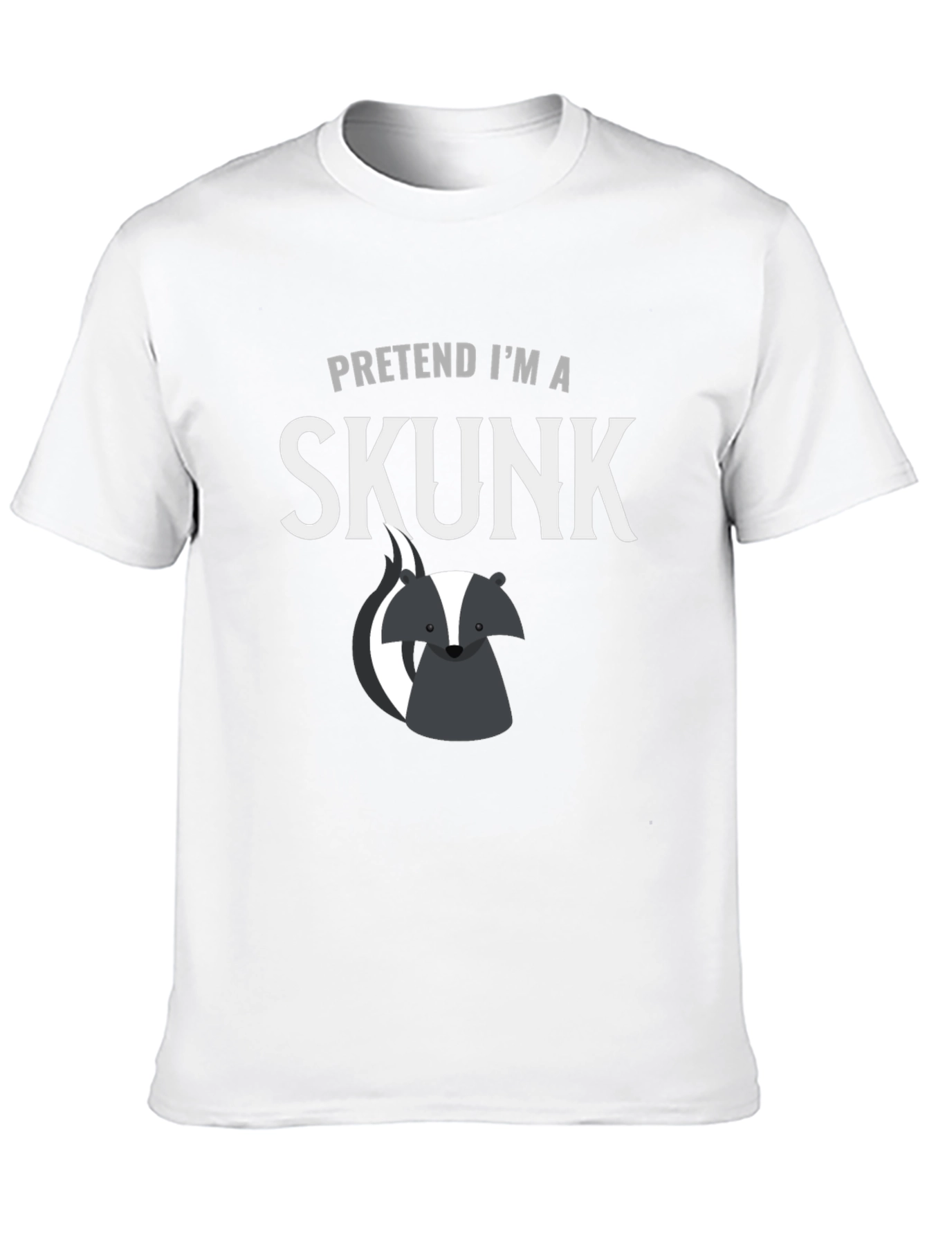 Pretend Im a Skunk Funny Graphic Tee